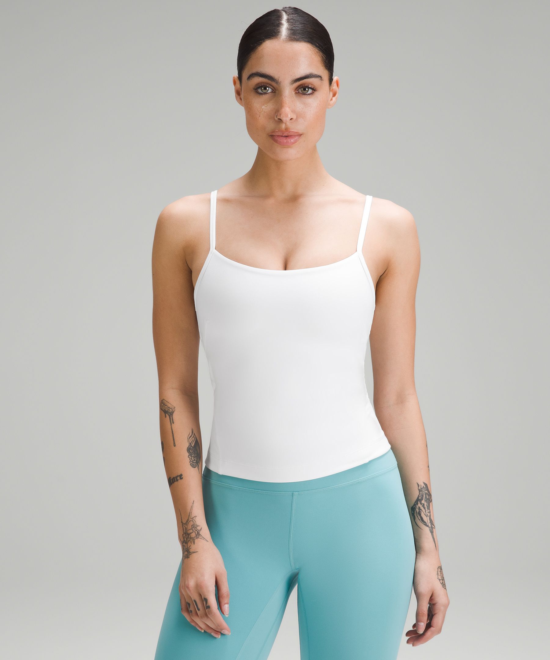 Yoga Top with Bra Cross Back 2 In 1 Set Sleeveless Yoga Shirt