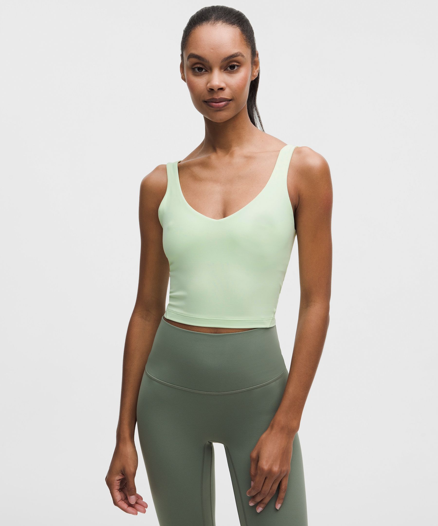 lululemon – Women’s Align Tank Top Light Support, A/B Cup – Color Green/Pastel – Size 12