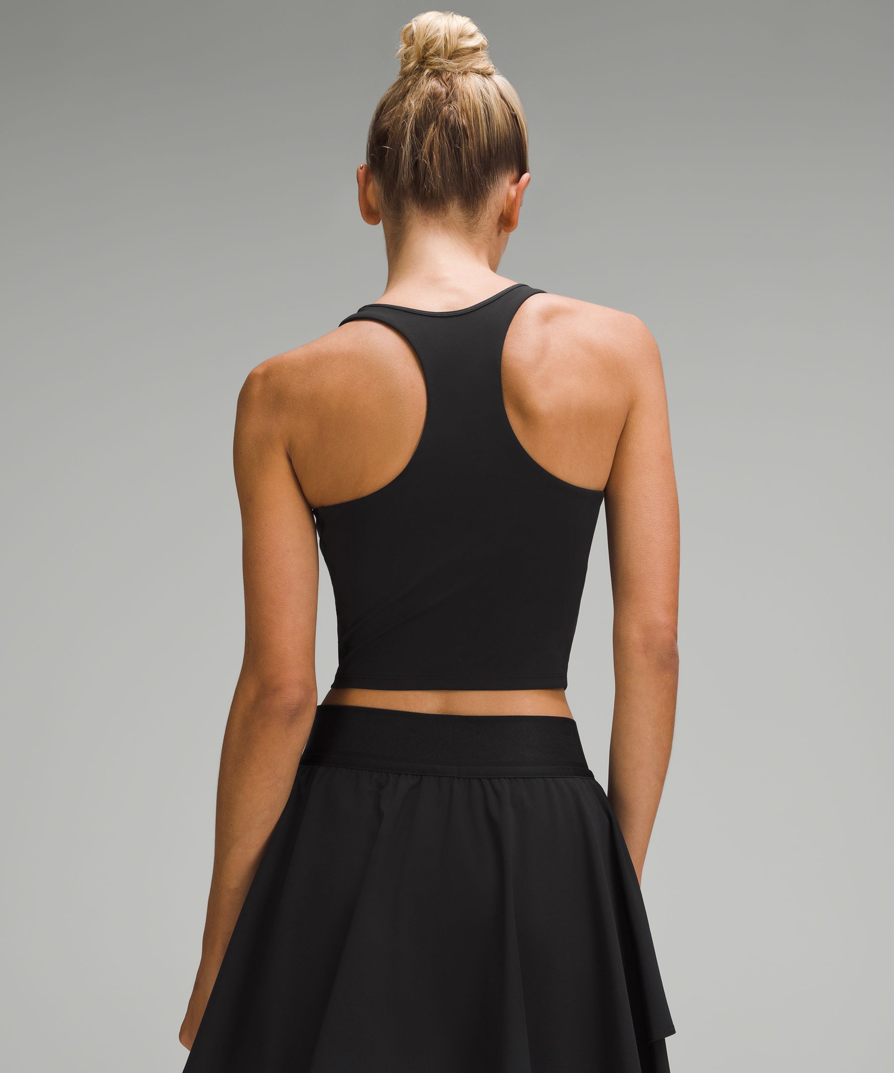 Cropped V-Neck Tennis Tank Top *Medium Support, B/C Cup | Women's Sleeveless & Tops