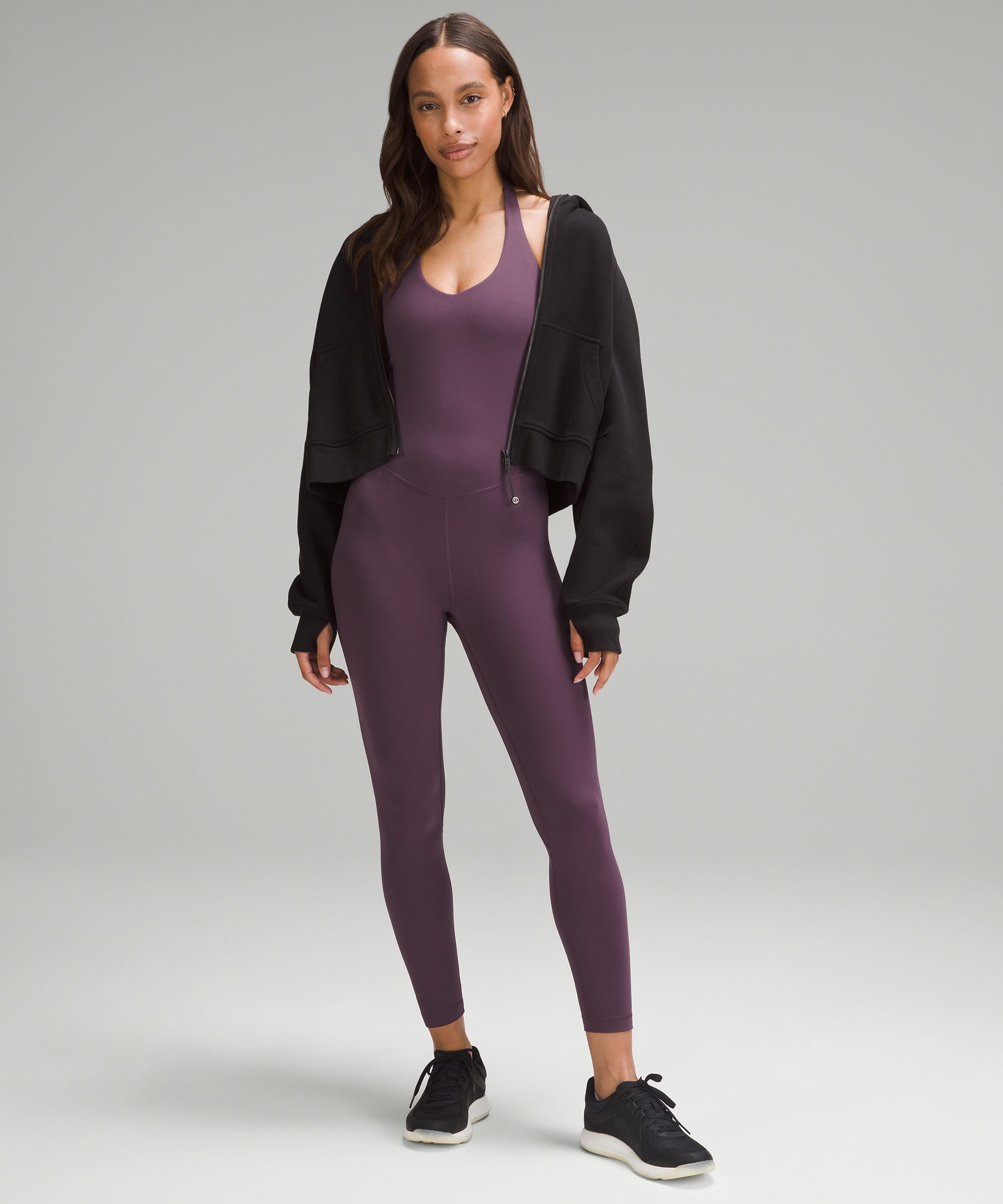 Lululemon Align™ Halter Bodysuit 25" In Purple