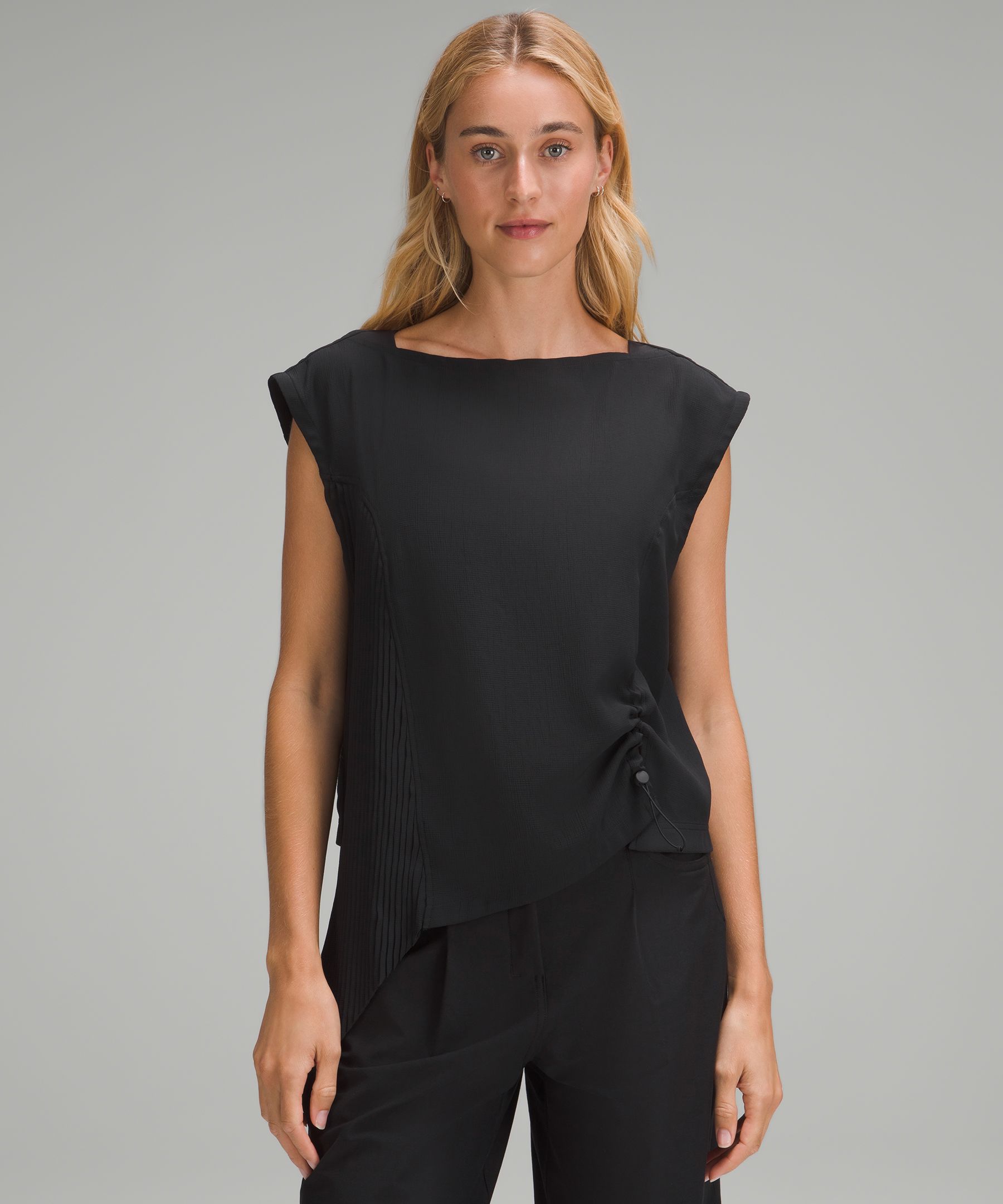 Asymmetrical Pleated Layer Tank Top | Tank Tops | Lululemon UK