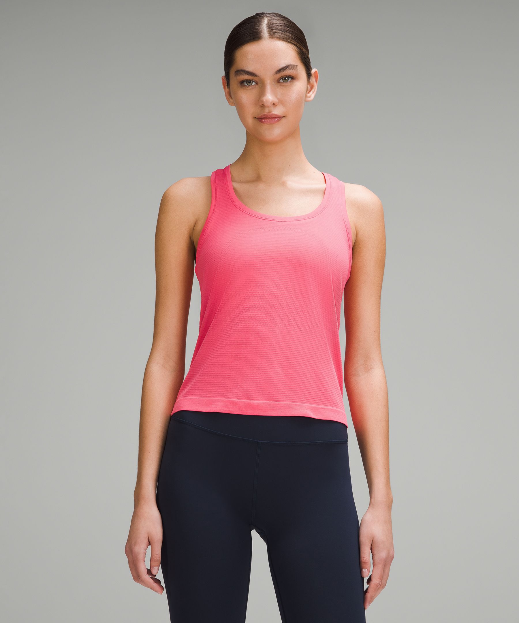 Lululemon outlets Athletica Cool Racerback Scoop Neck Tank Top in Pink - size 8