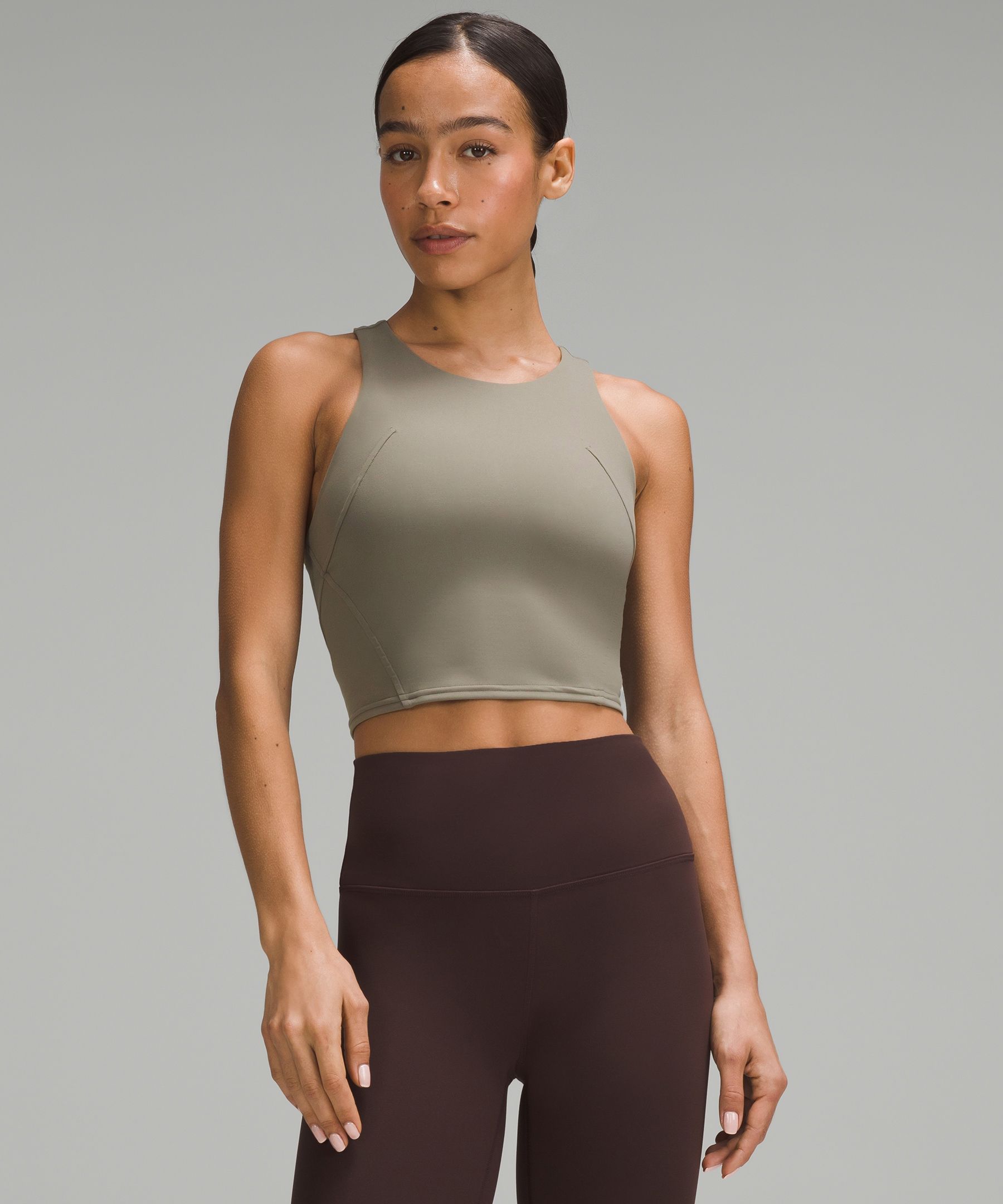 Lululemon Wunder Train Racerback Tank Top In Gray