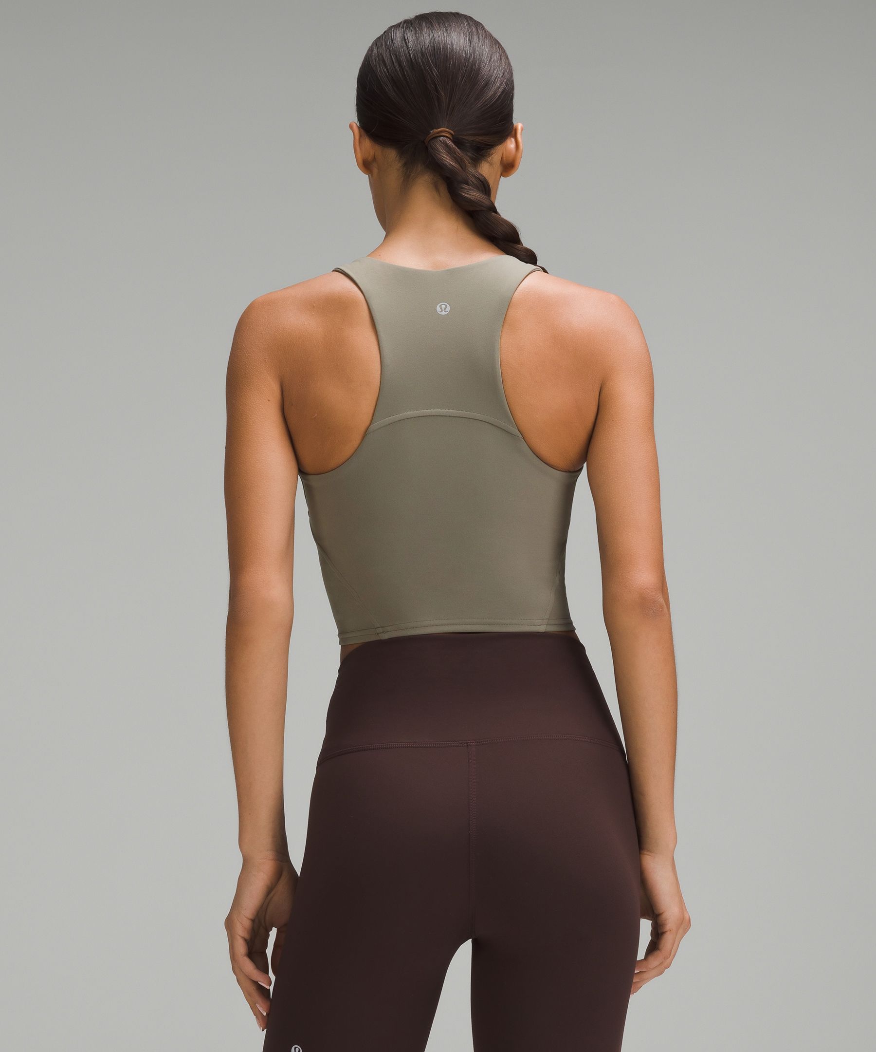 Lululemon Wunder Train Racerback Tank Top In Gray