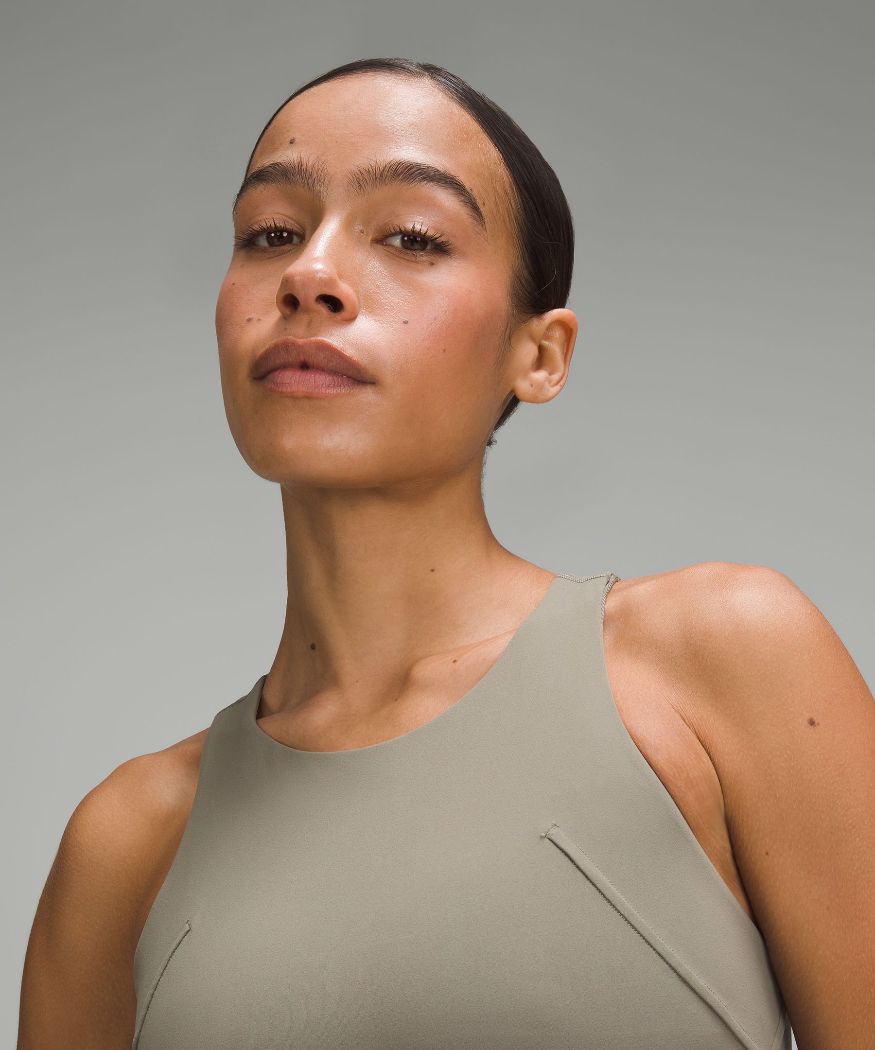 Lululemon Wunder Train Racerback Tank Top In Gray