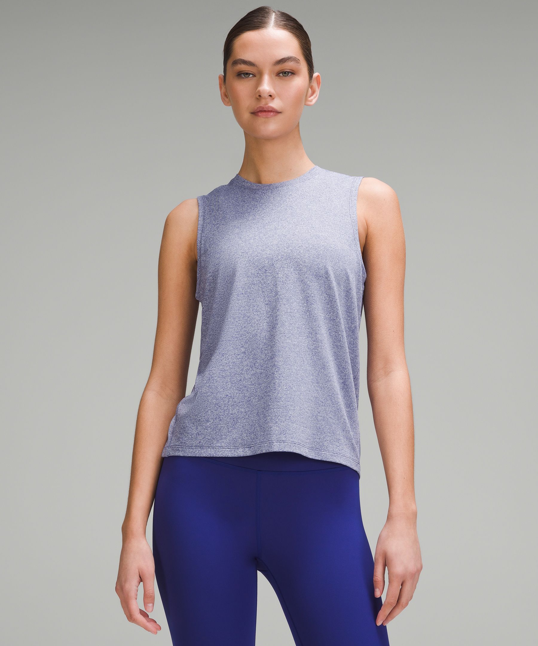 lululemon LICENSE TO TRAIN TIGHT-FIT TANK - Top - heathered black/grey -  Zalando.de