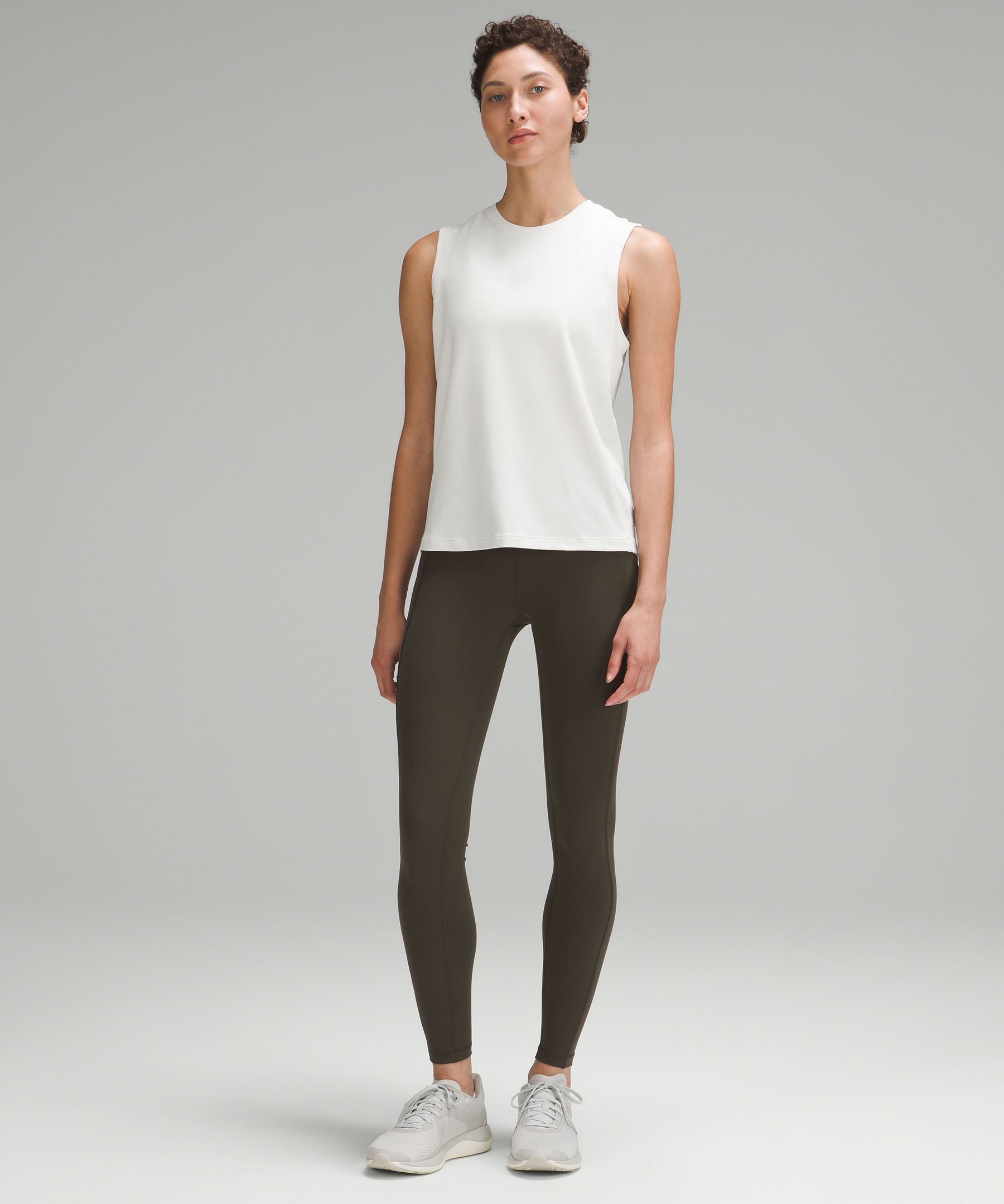 LULULEMON BONE LICENSE TO TRAIN TANK