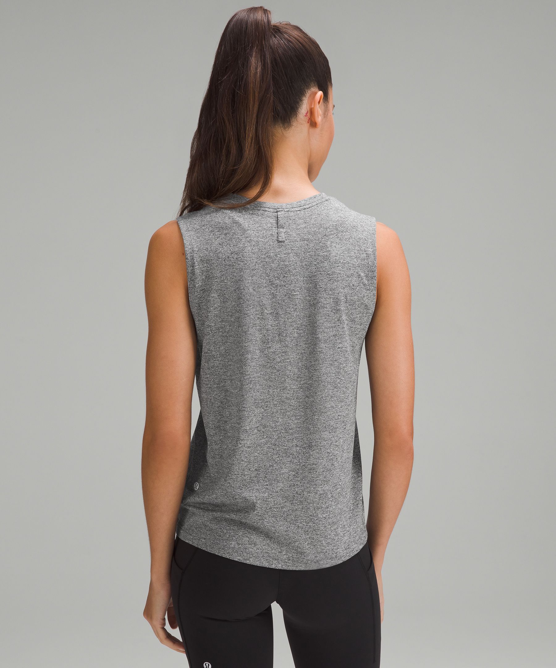 lululemon LICENSE TO TRAIN TIGHT-FIT TANK - Top - heathered black/grey -  Zalando.de