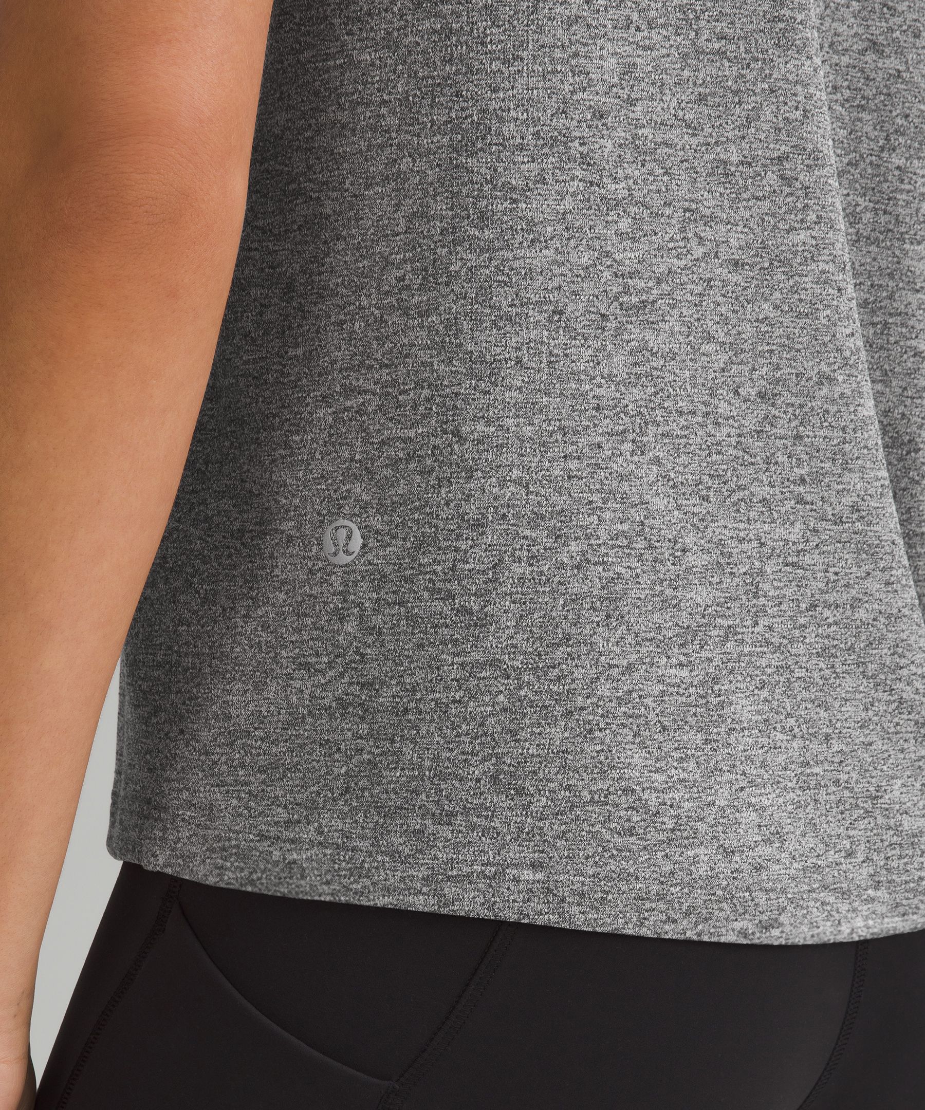 lululemon LICENSE TO TRAIN TIGHT-FIT TANK - Top - heathered bone/white -  Zalando.de