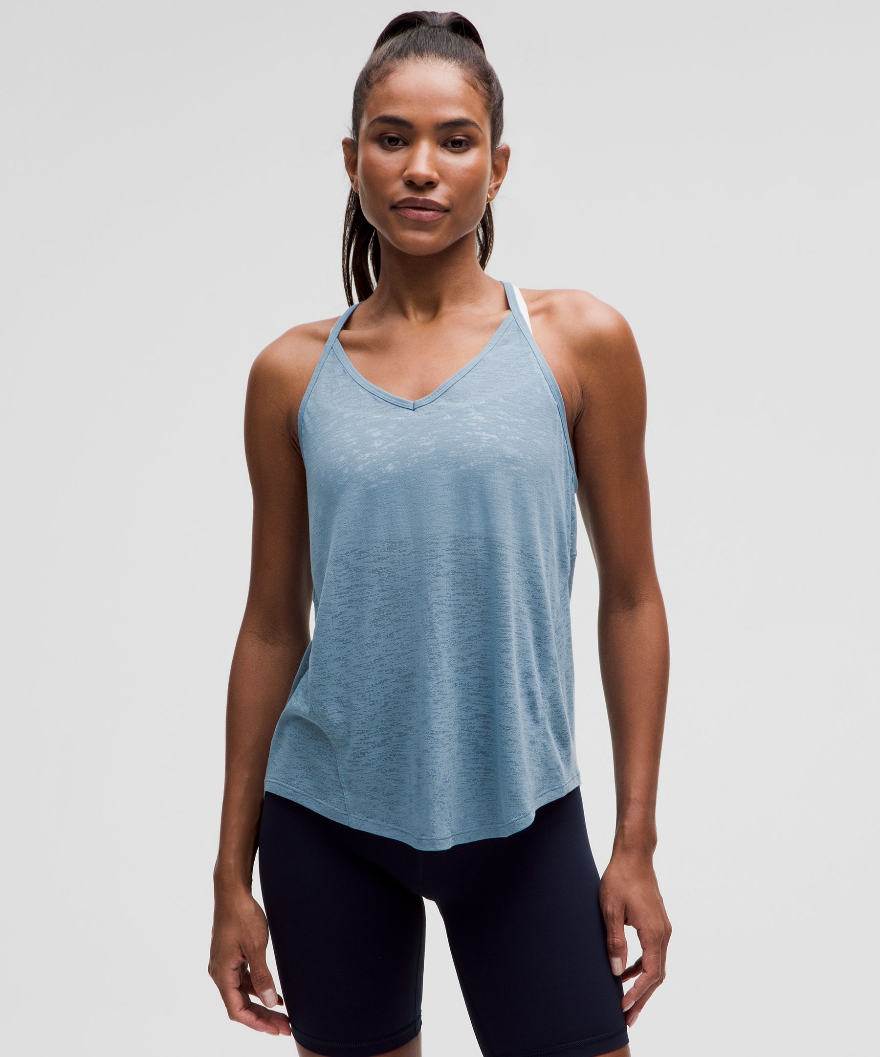 Tie-Back Lightweight Yoga Tank Top