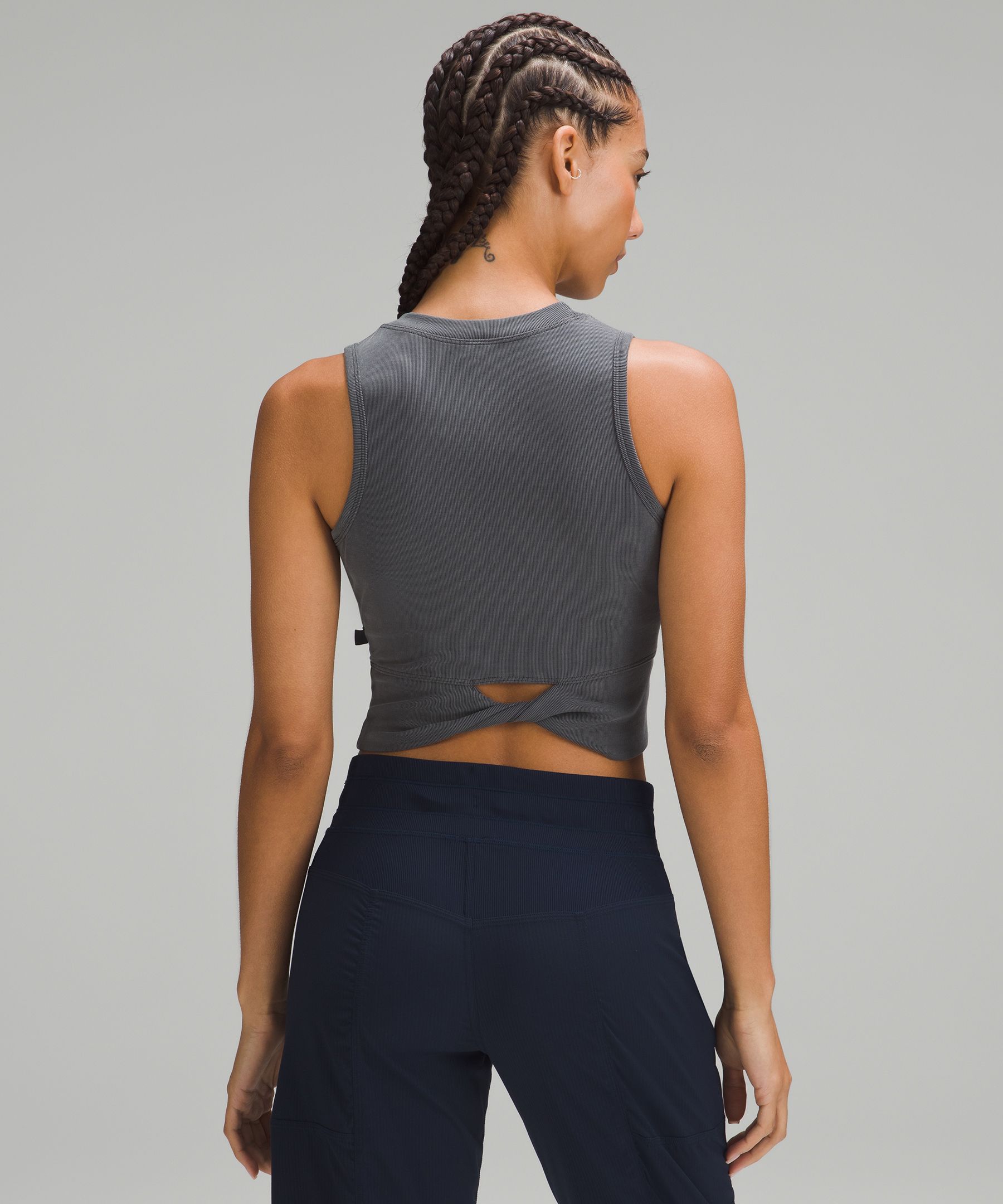 Twist-Back Ribbed Tank Top | タンクトップ | Lululemon JP