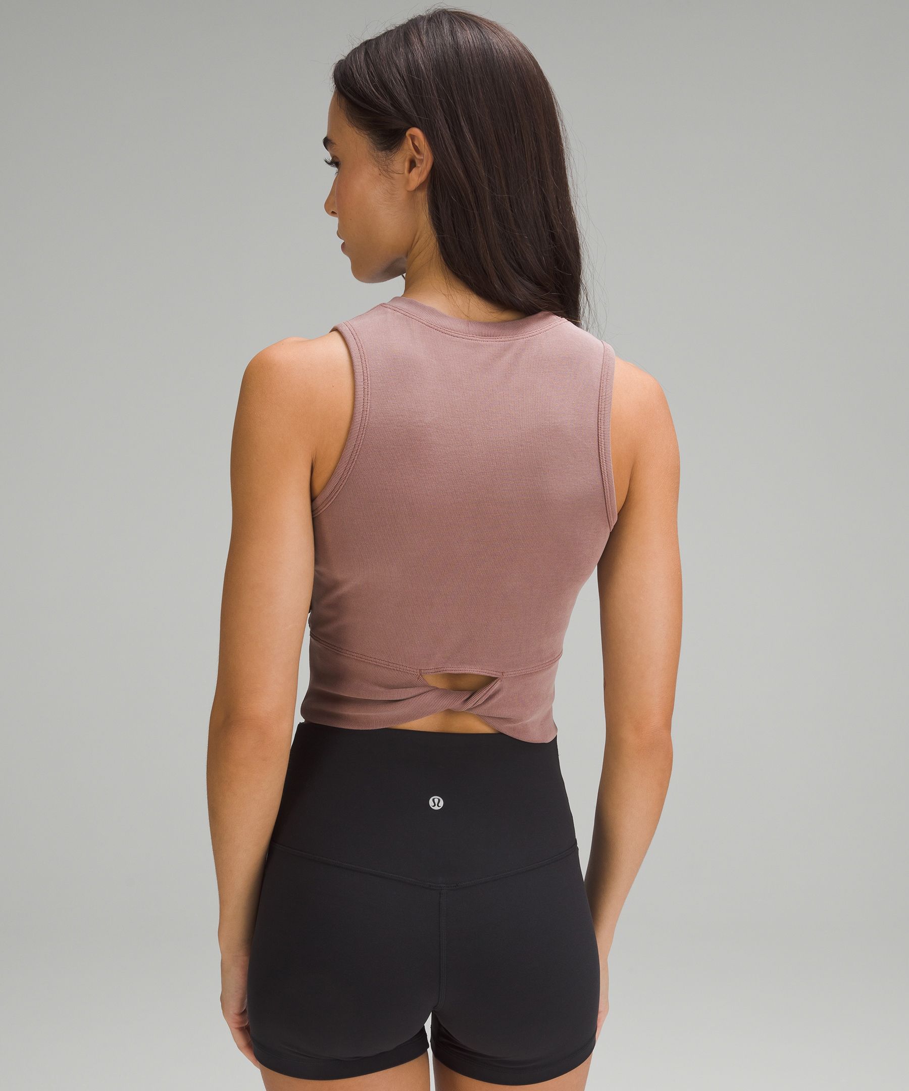 Twisted Back Gym Tank {Chestnut} – TFL