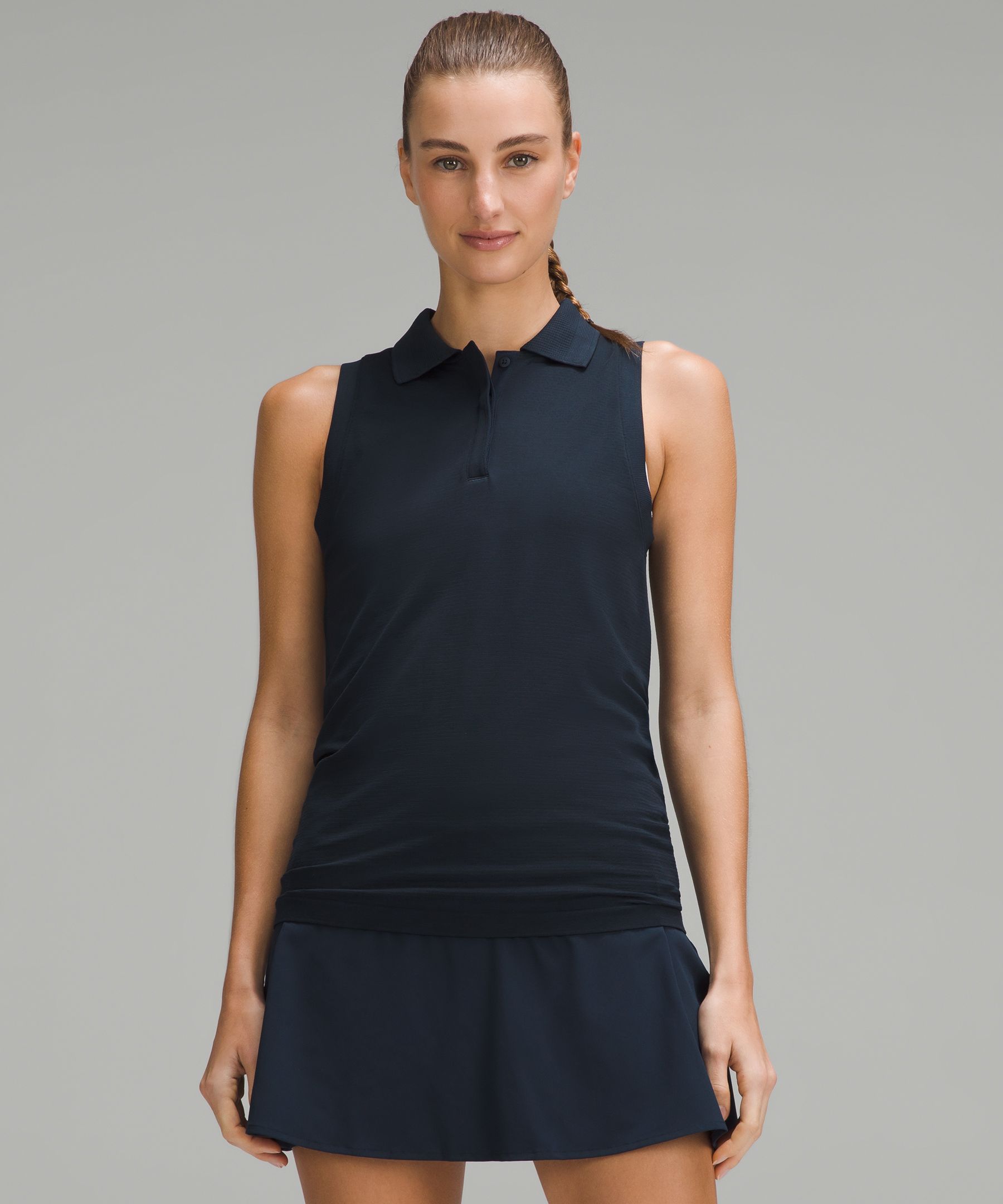 Swiftly Tech Sleeveless Polo Shirt | Women's & Tank Tops