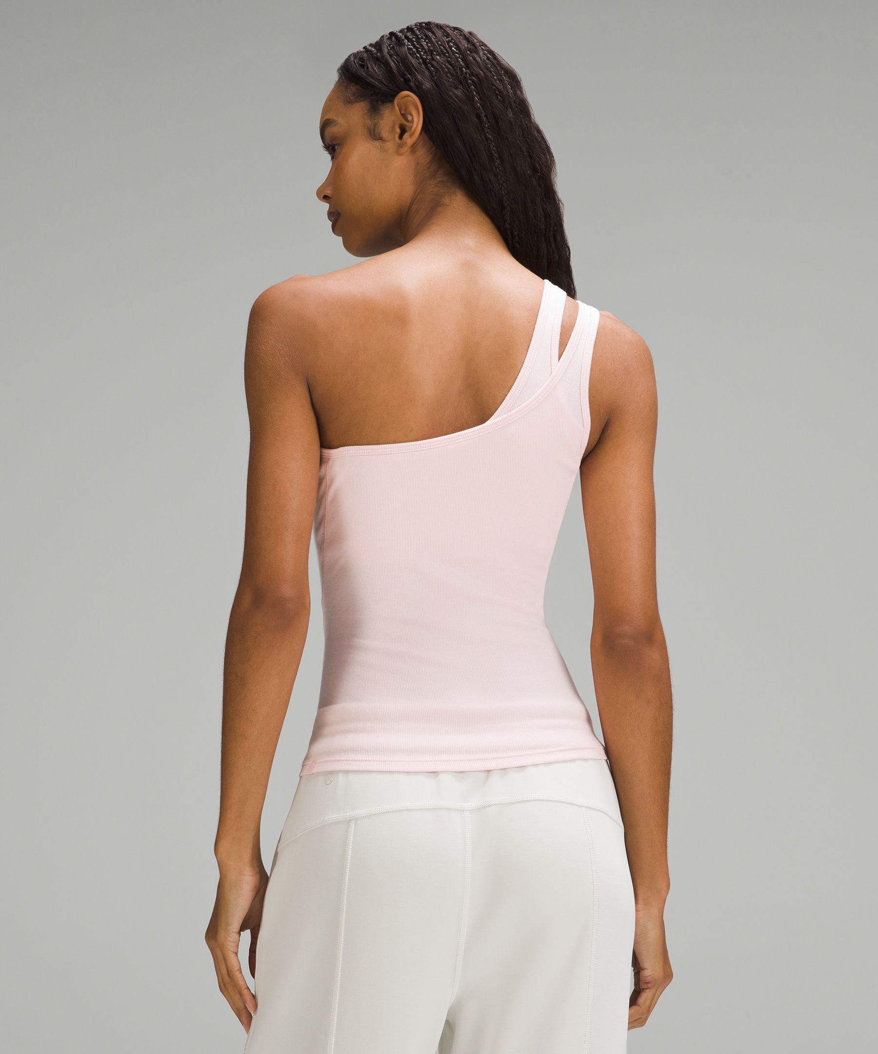 lululemon athletica, Tops, Lululemon One Shoulder Tank With Bra Size 4