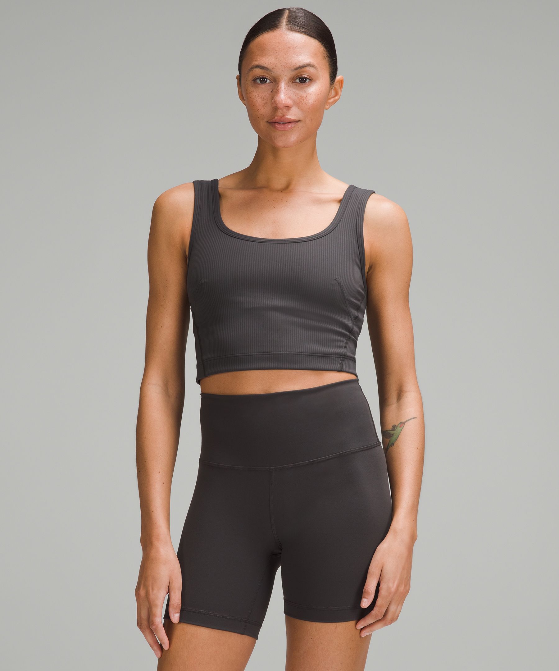 Black Lululemon racerback sports bra