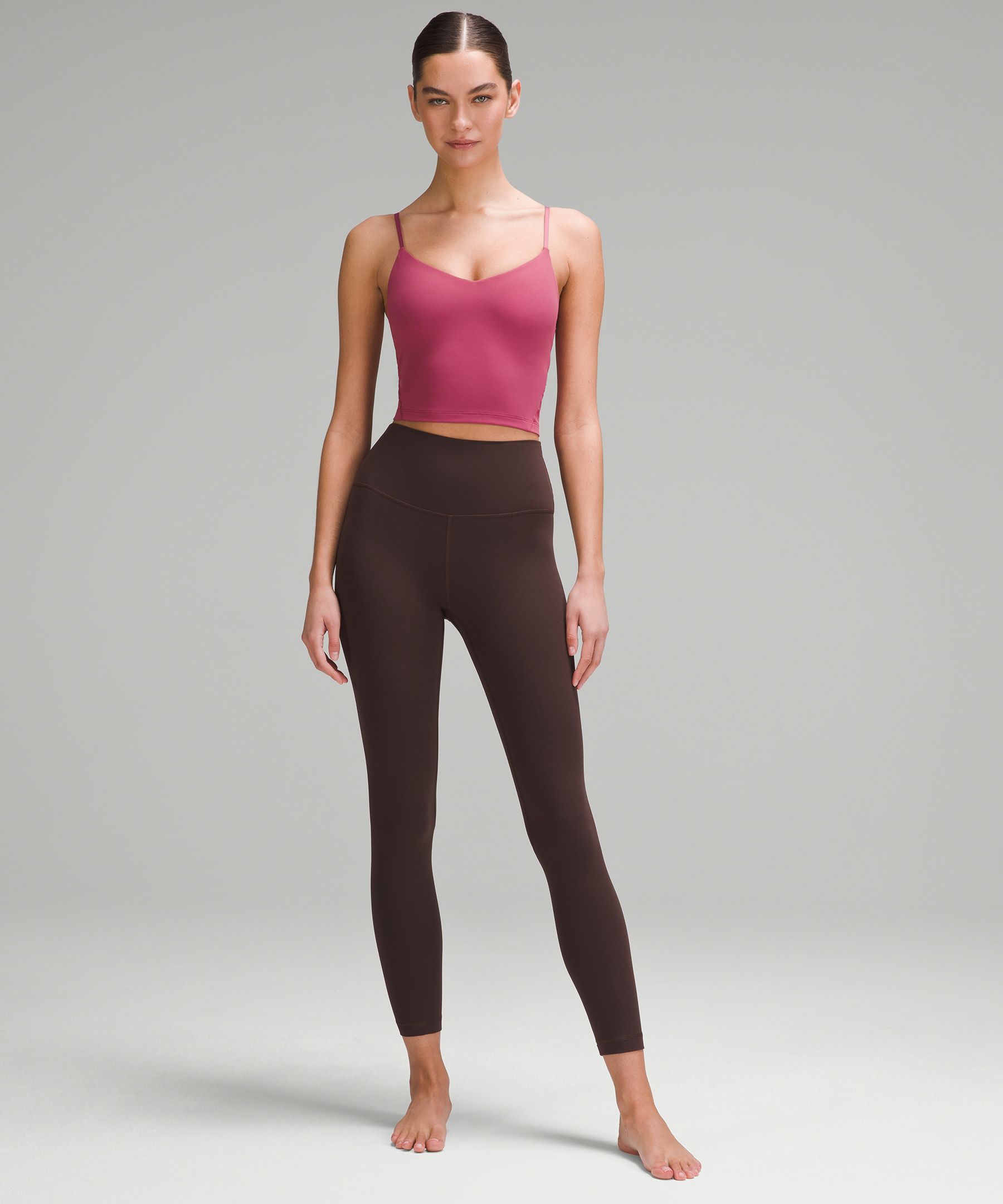 Lululemon Embrace Crop - Heathered Deep Coal / Deep Coal - lulu fanatics