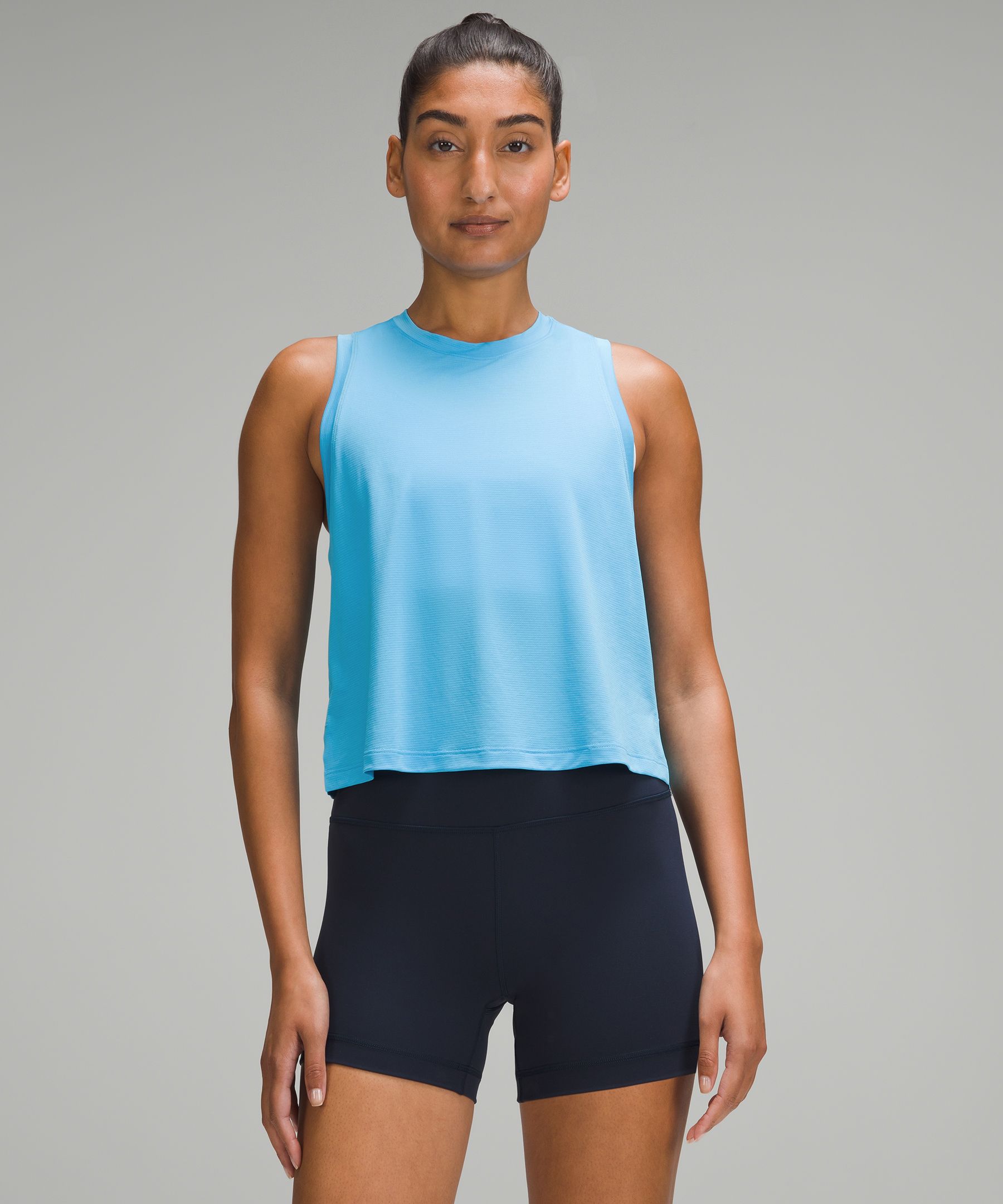 Lululemon Ultralight Waist-length Tank Top In Blue