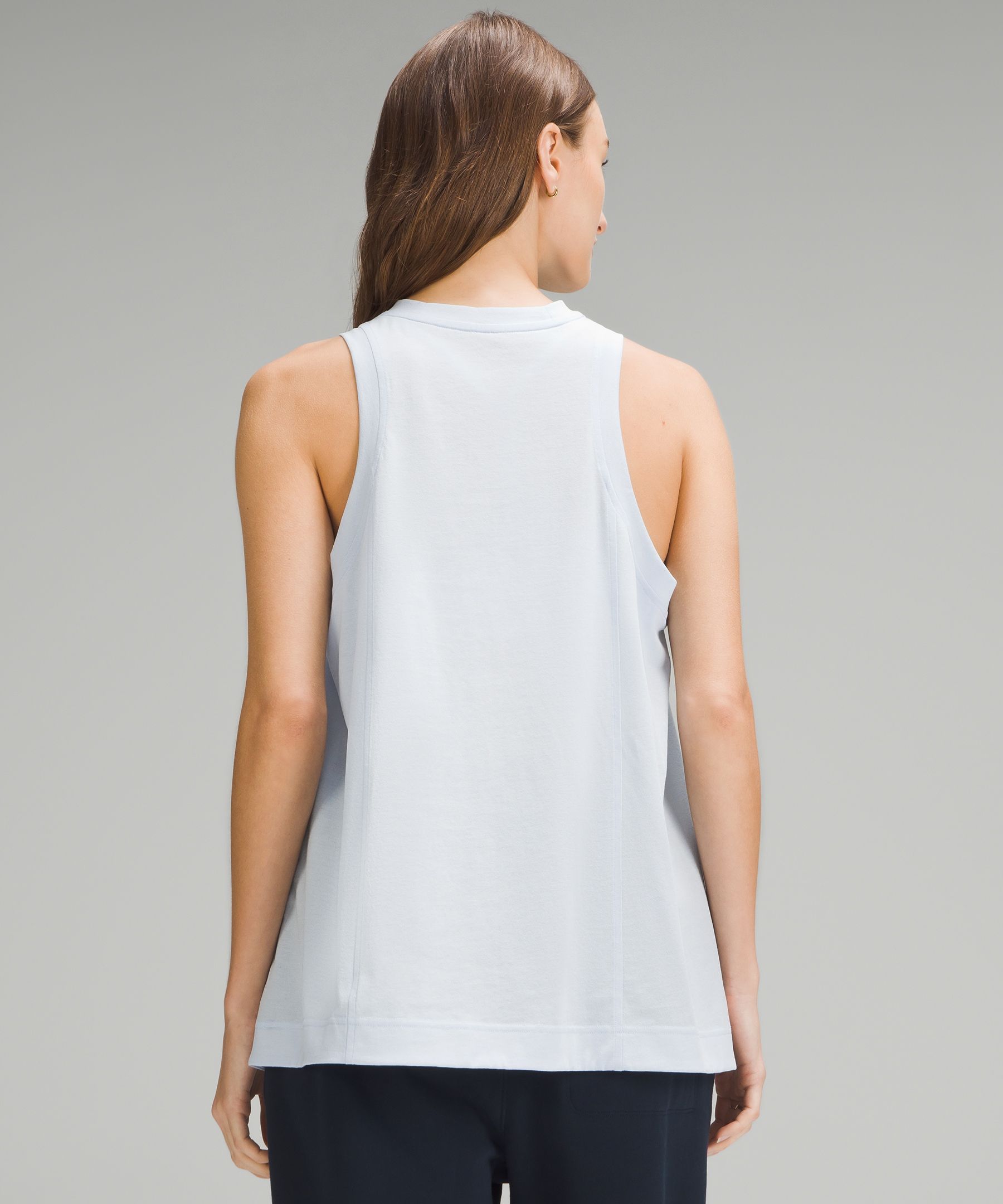 Lululemon Sheer Crewneck Tank Top In White