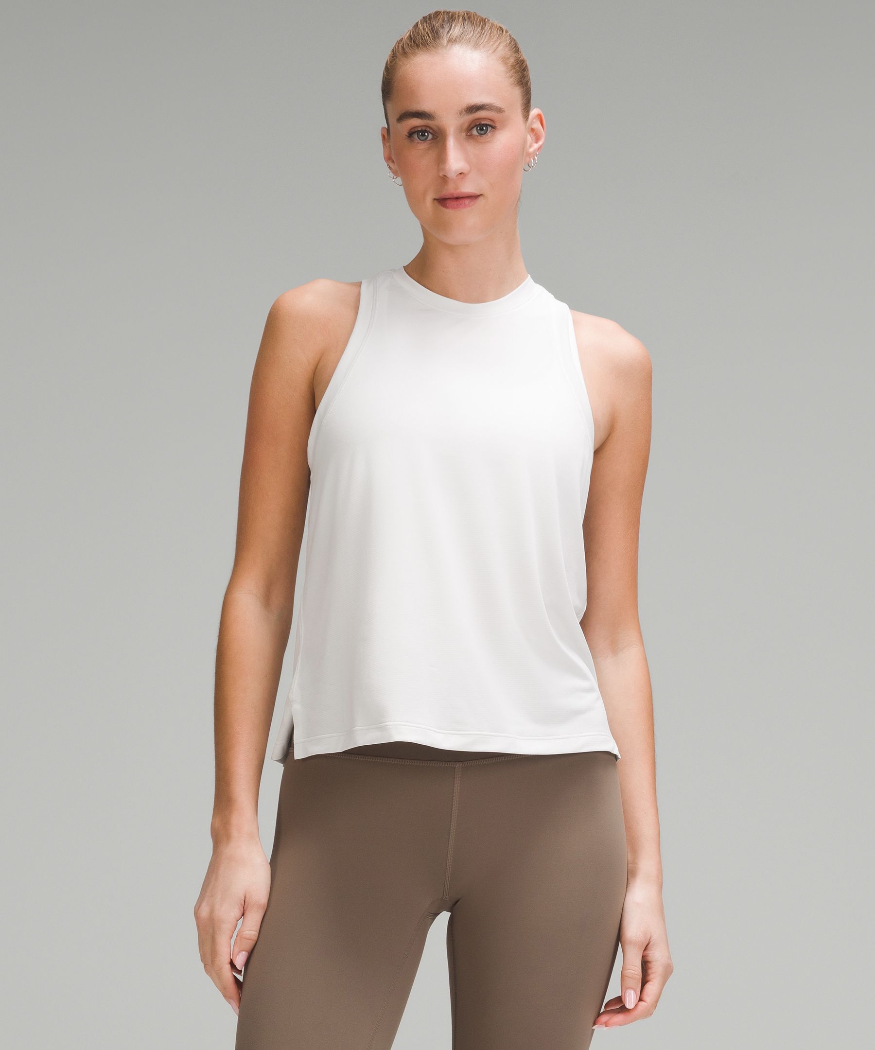 Lululemon Ultralight Hip-length Tank Top In White