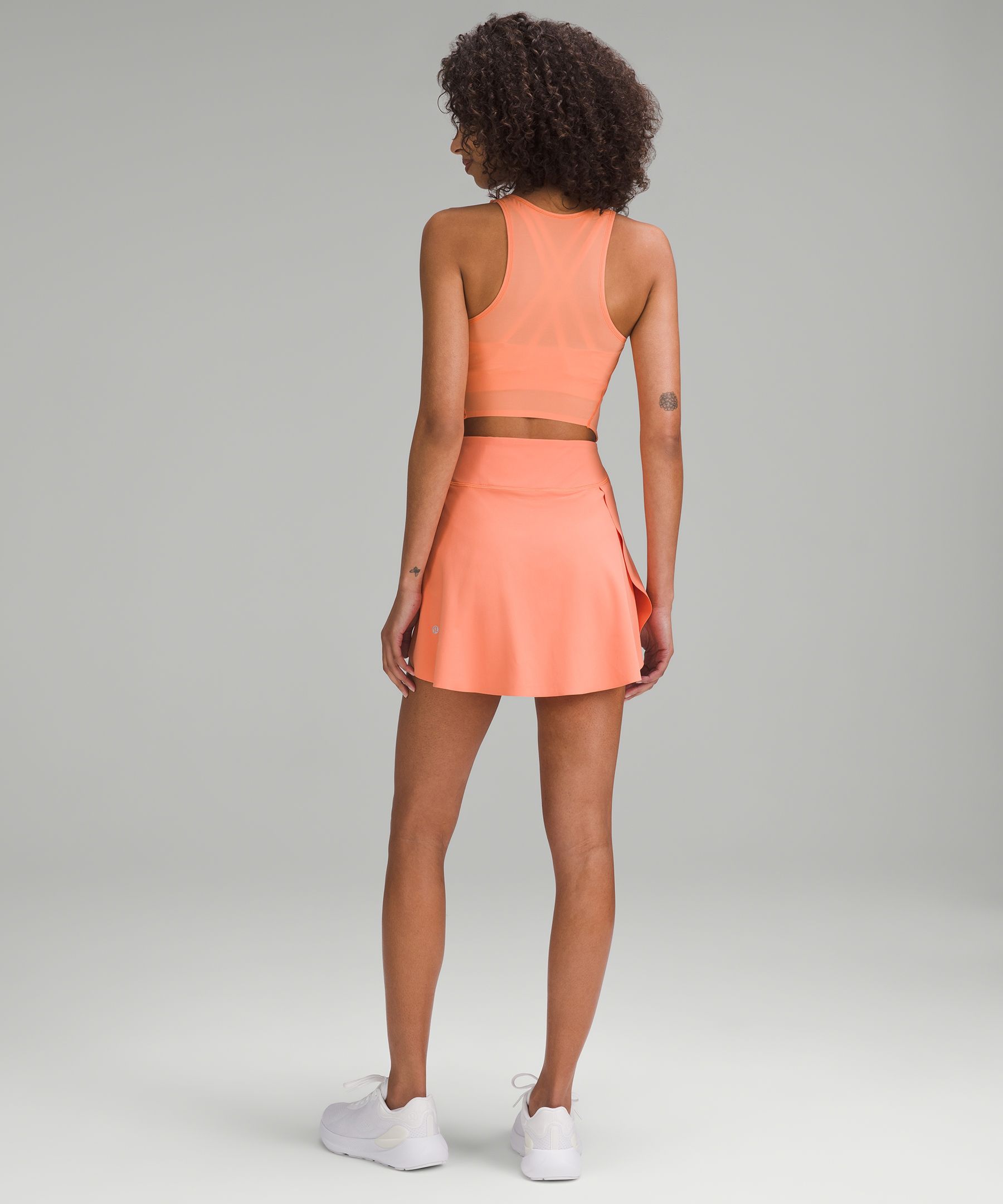 Shop Lululemon Fast And Free Zip-front Dress