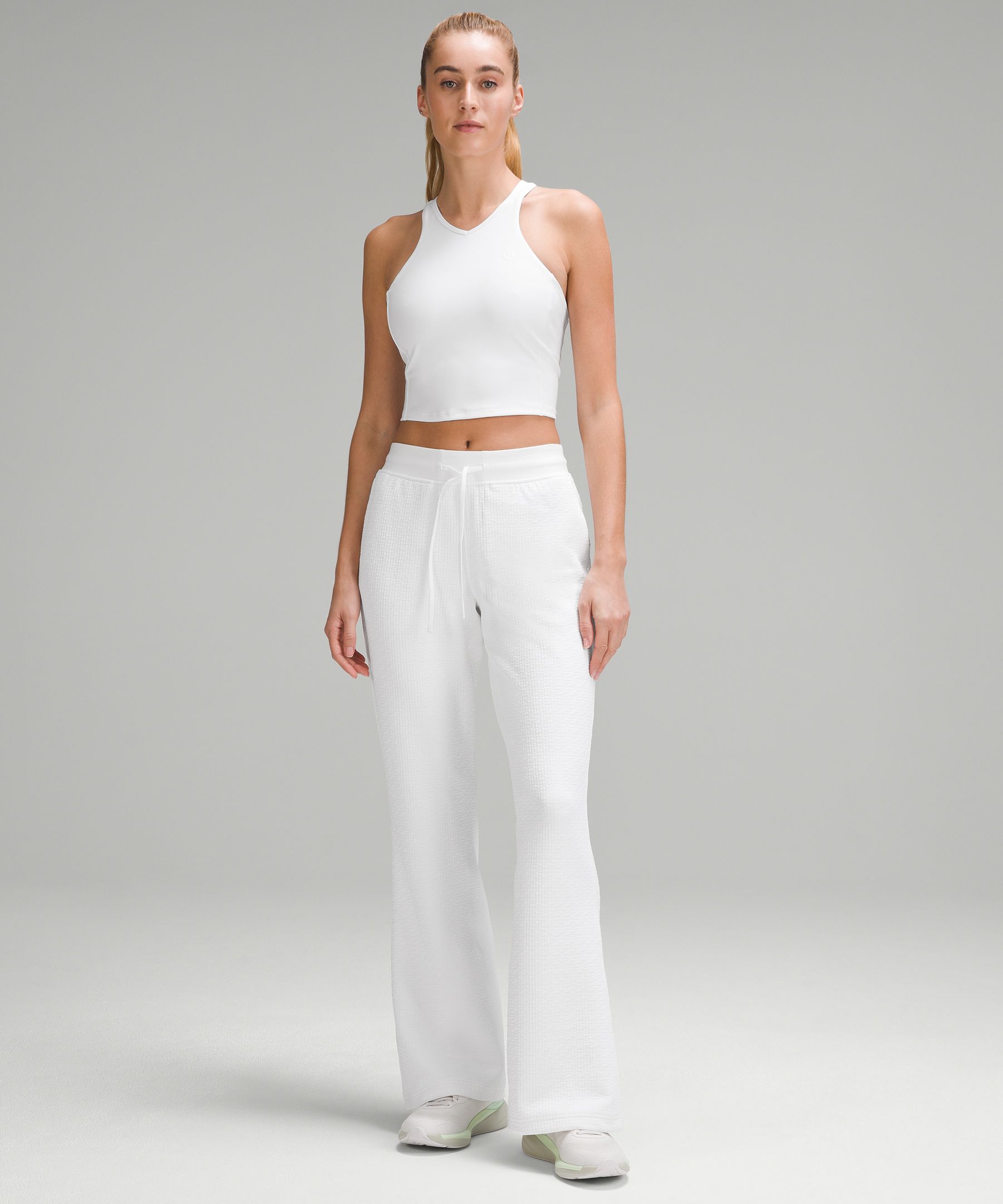 Shop Lululemon Cropped V-neck Tennis Tank Top