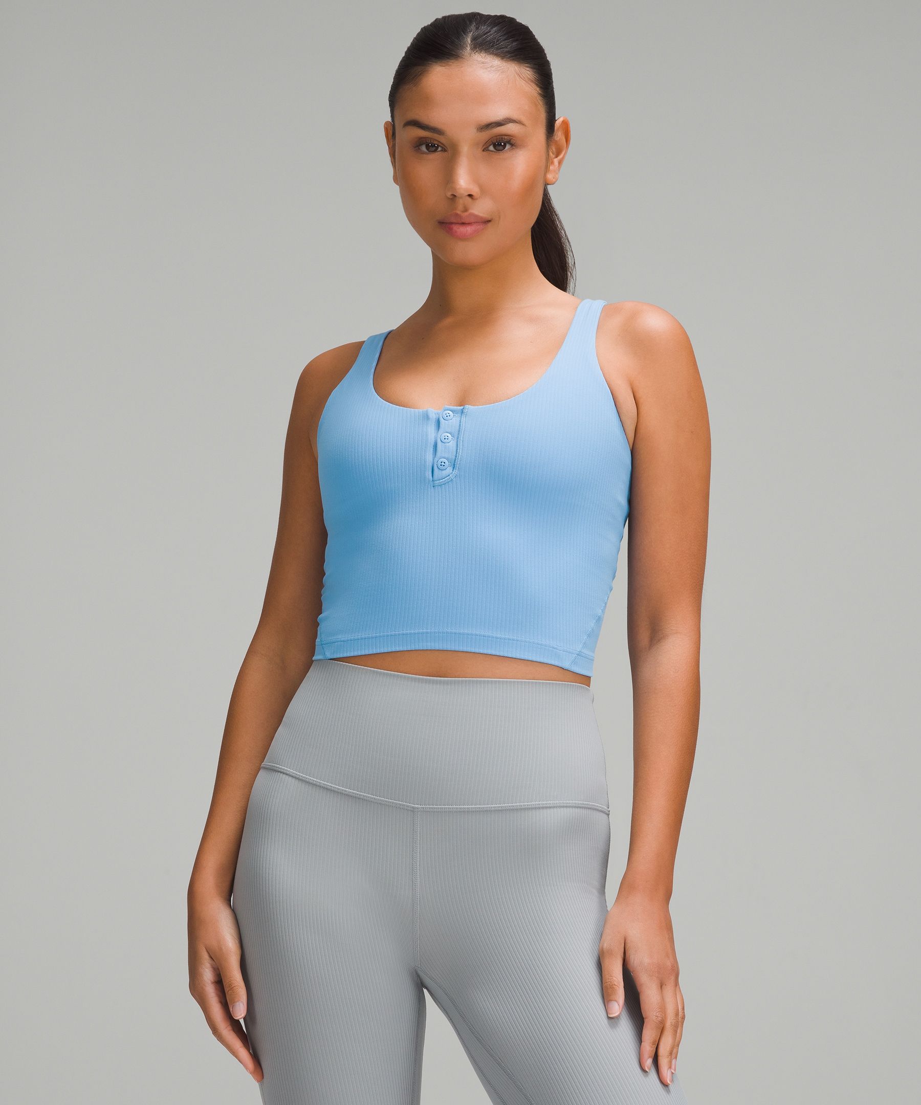 Lululemon Align™ Ribbed Henley Tank Top | ModeSens