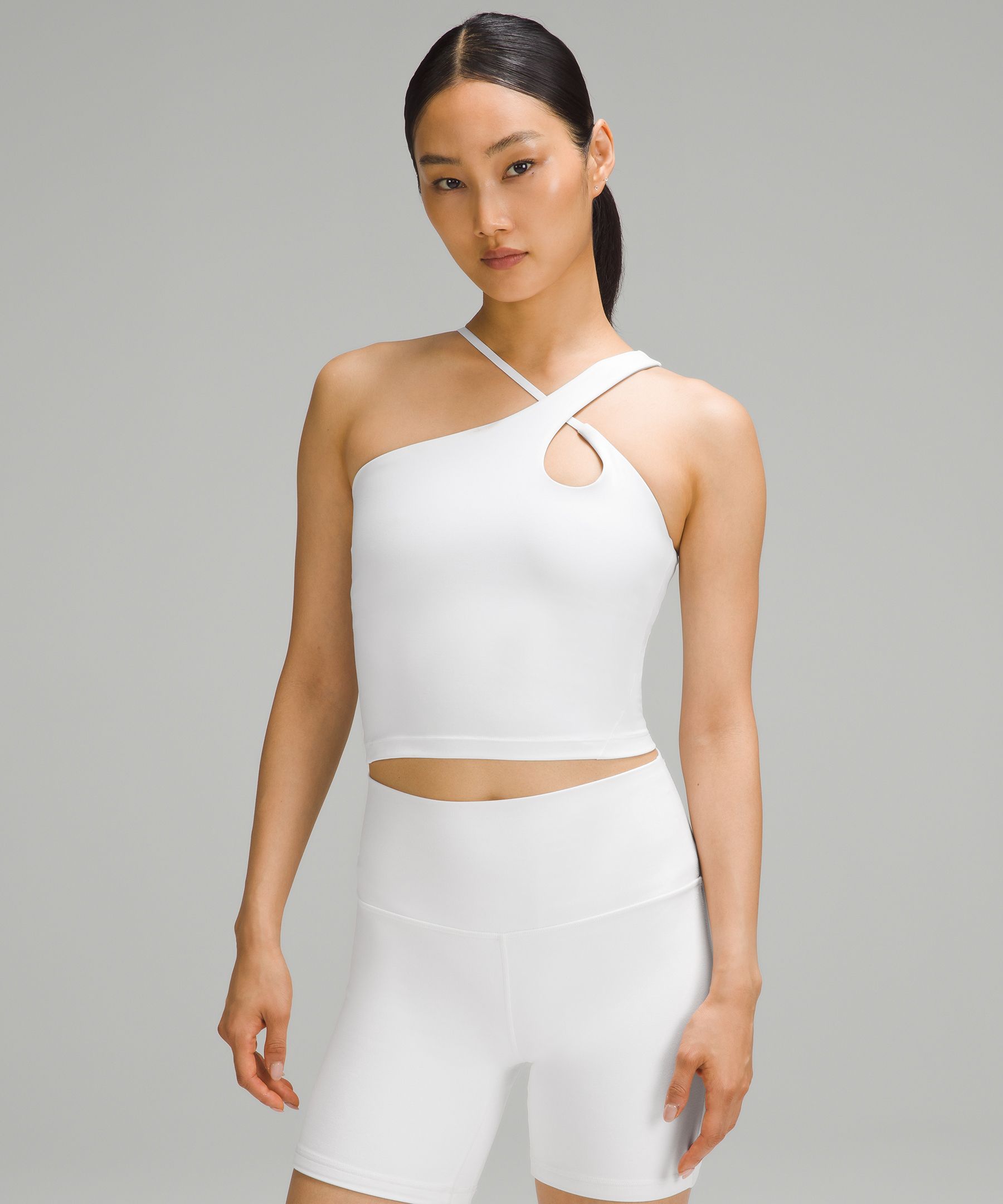 Lululemon Align Cropped Tank Top In White