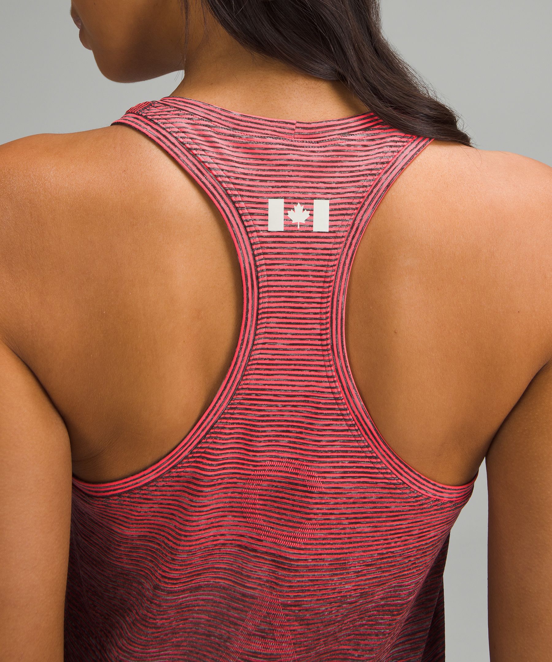 Team Canada Swiftly Tech Racerback 2.0 Waist Length *COC Logo | Women's Sleeveless & Tank Tops