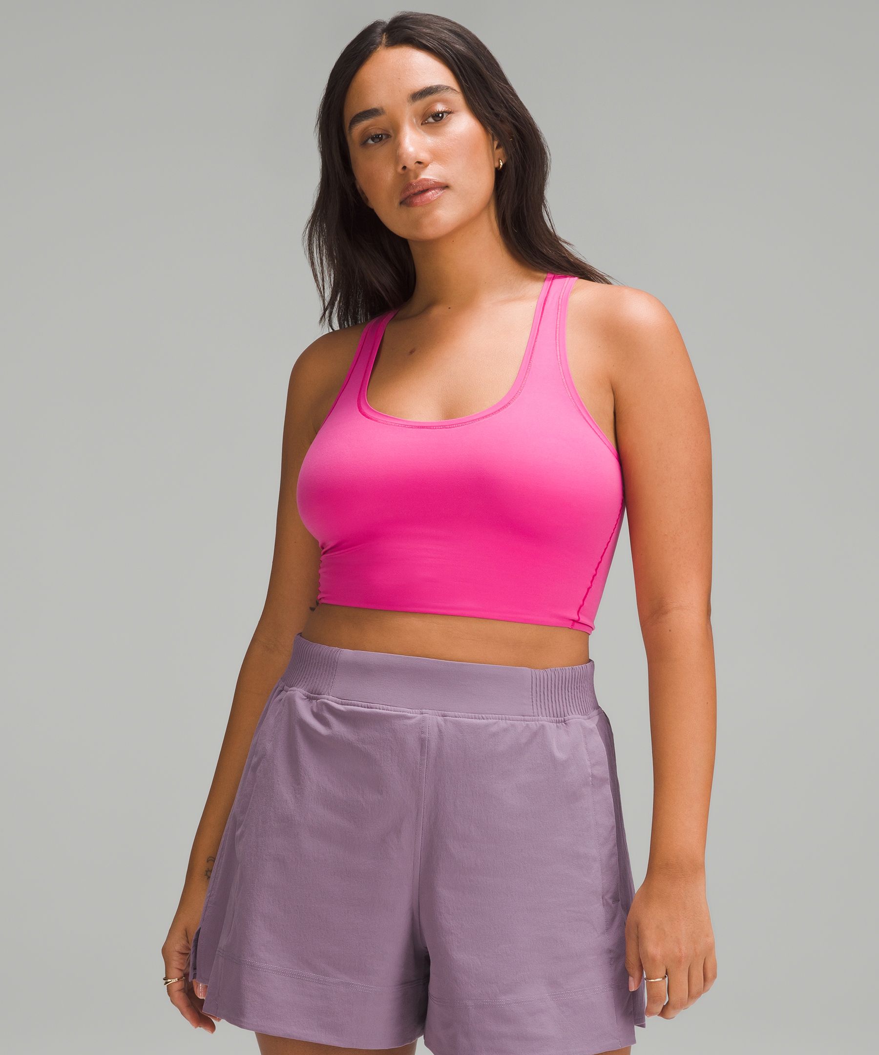 Lululemon Wundermost Ultra-Soft Nulu Scoop-Neck Cropped Tank