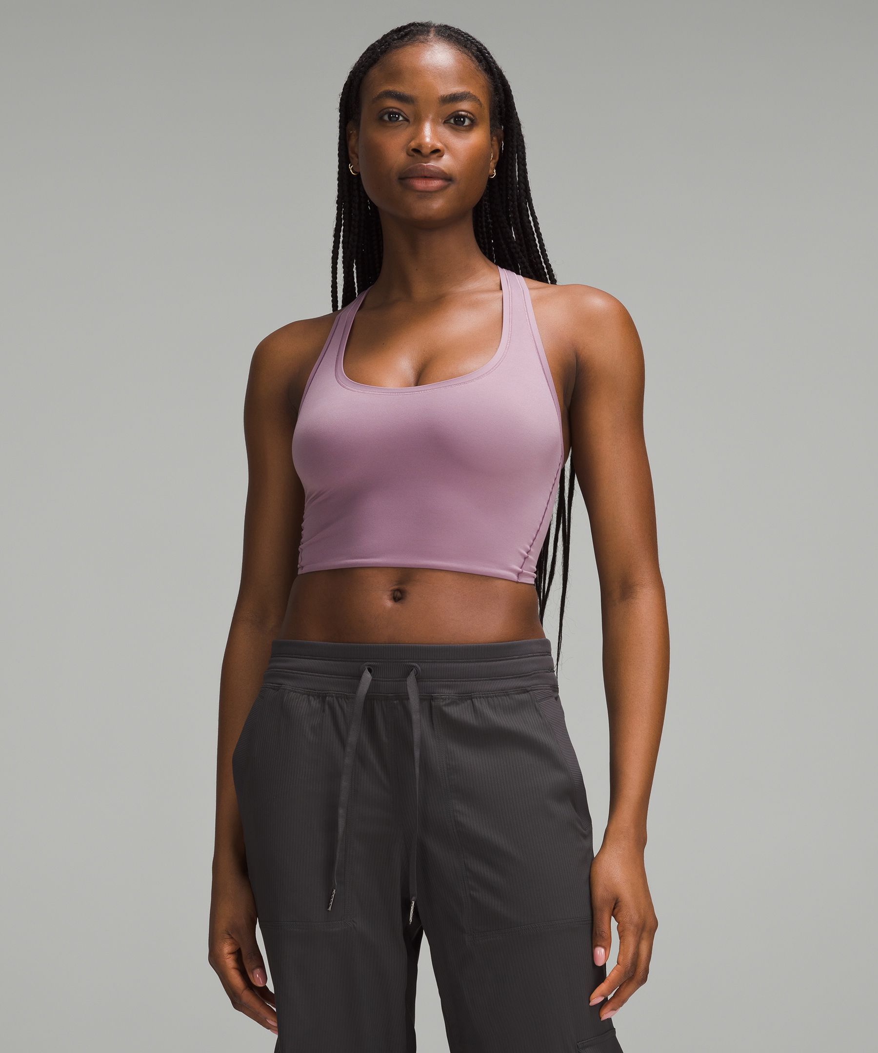Wundermost Ultra-Soft Nulu Scoop-Neck Cropped Tank