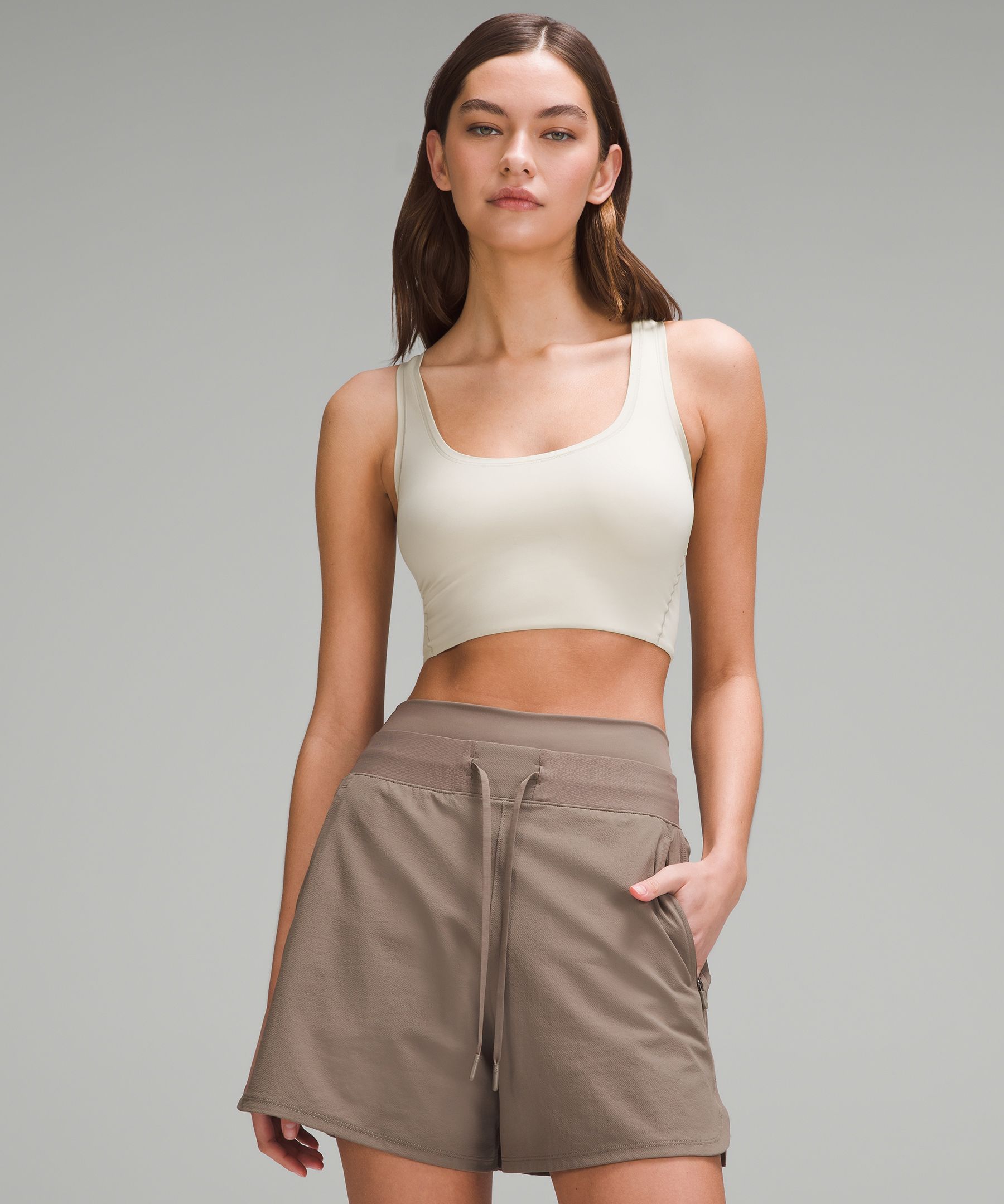 Wundermost Ultra-Soft Nulu Scoop-Neck Cropped Tank | Women's Sleeveless & Tops