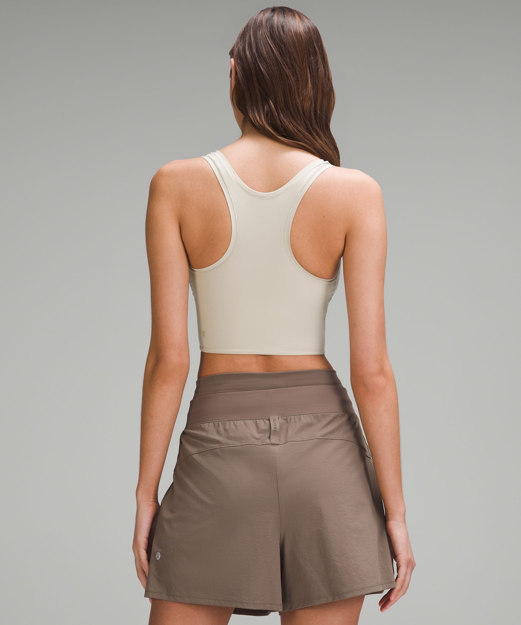 Wundermost Ultra-Soft Nulu Scoop-Neck Cropped Tank