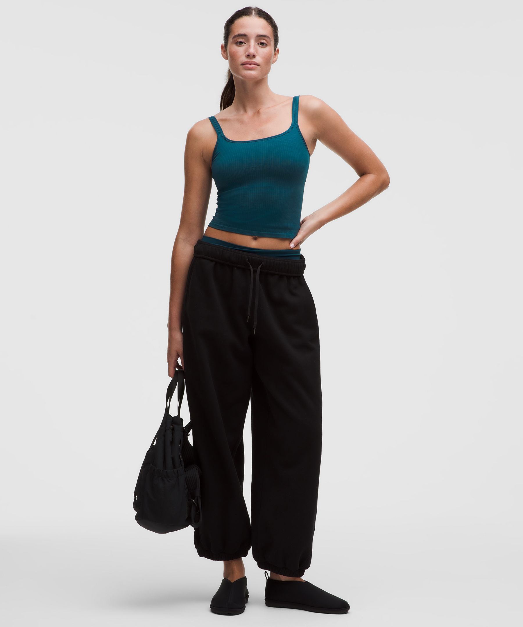 Ebb to Street Scoop-Neck Cropped Tank Top