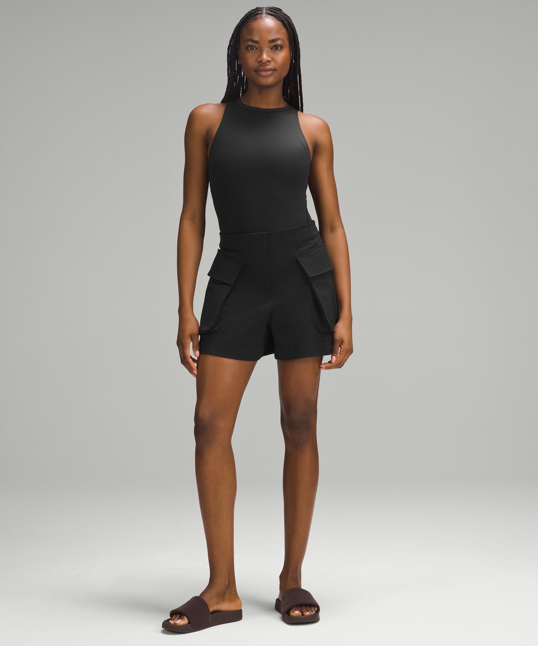 Lululemon Wundermost Ultra-Soft Nulu High-Neck Sleeveless Bodysuit