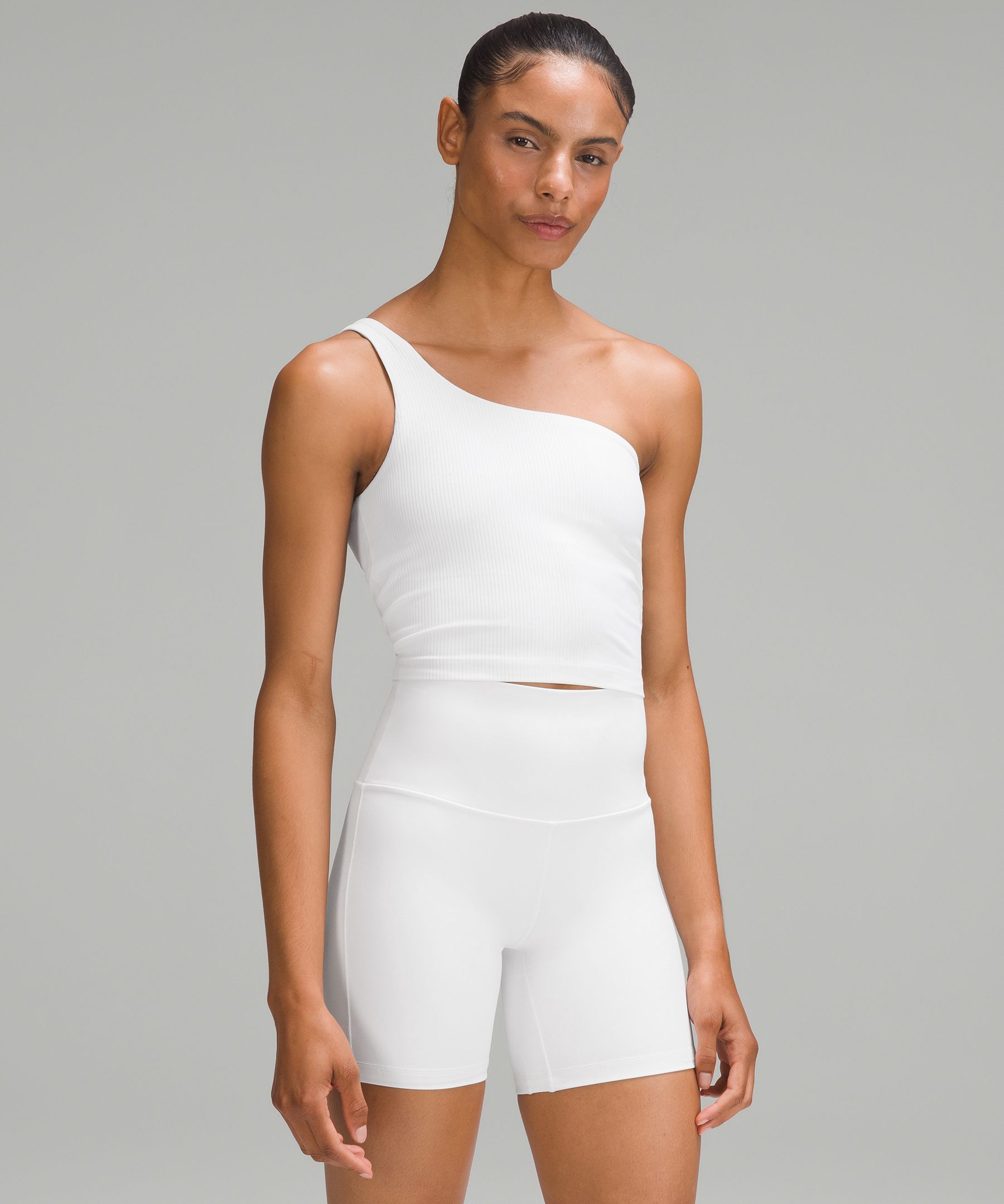 Ribbed Nulu Asymmetrical Yoga Tank … curated on LTK