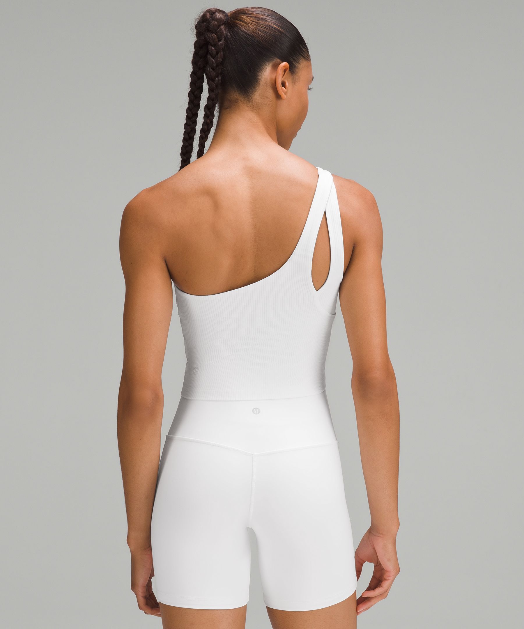 Lululemon athletica Ribbed Nulu Asymmetrical Yoga Tank Top