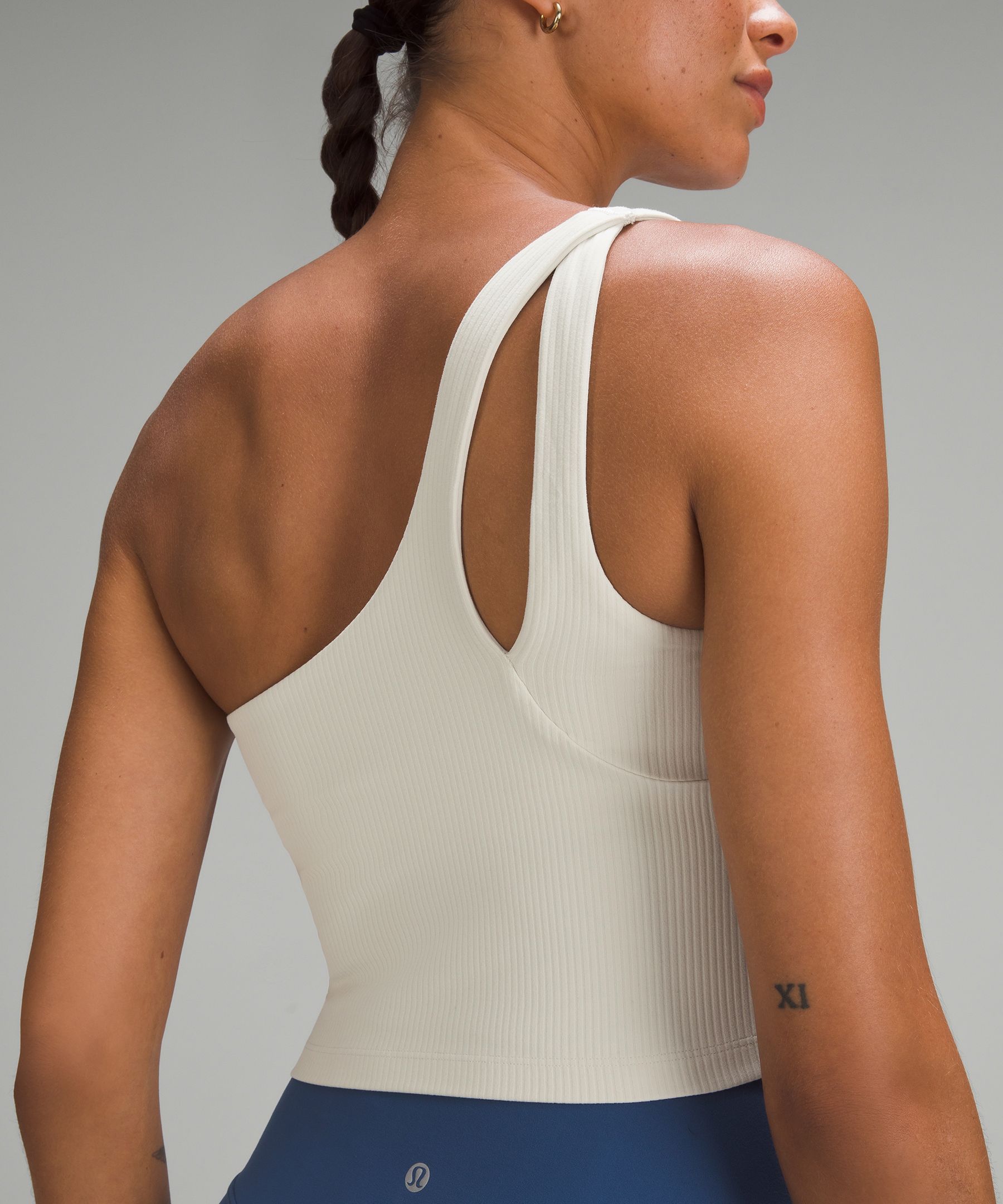 Ribbed Nulu Racerback Yoga Tank Top, Women's Sleeveless & Tank Tops