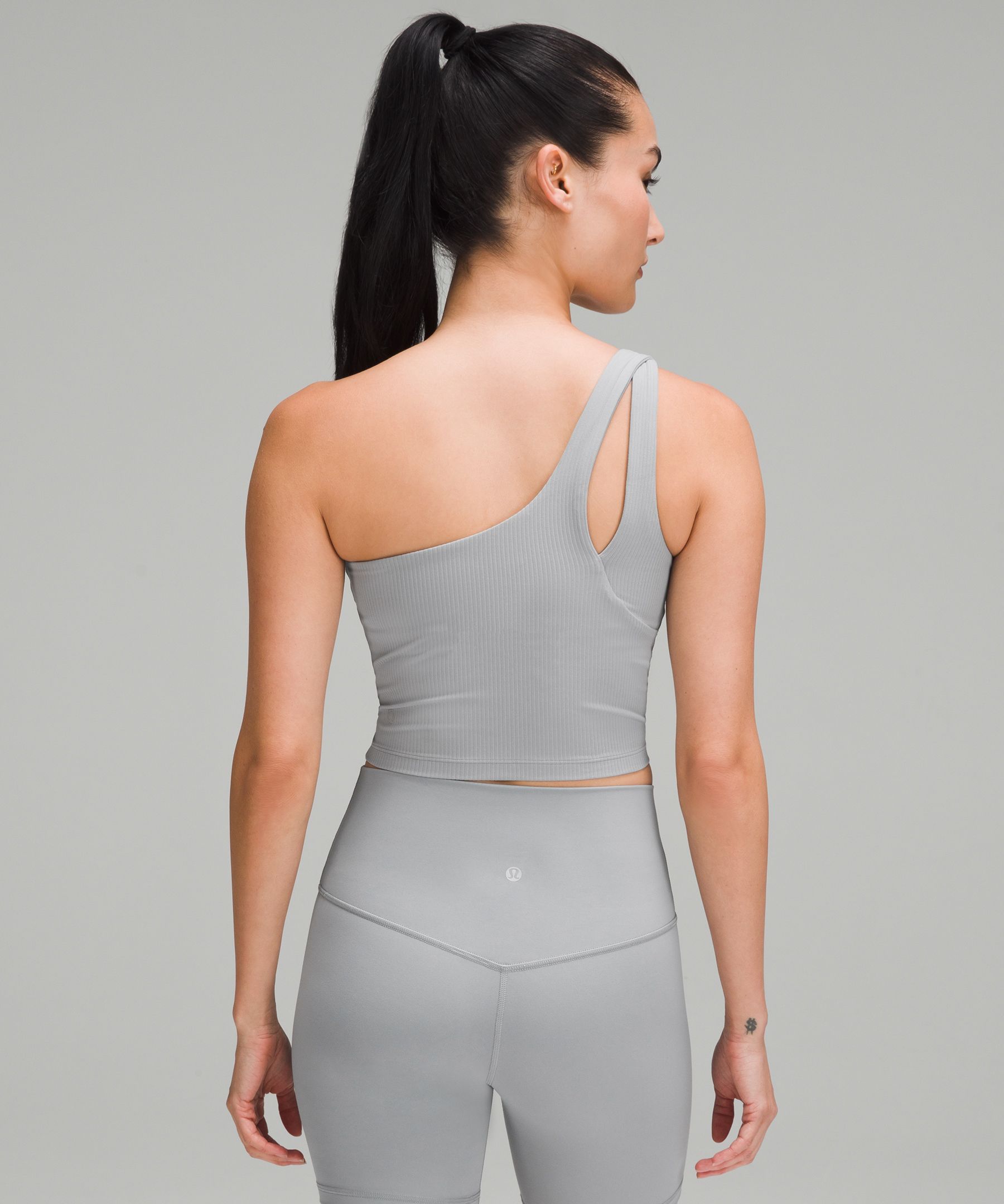 Lululemon athletica Ribbed Nulu Asymmetrical Yoga Tank Top