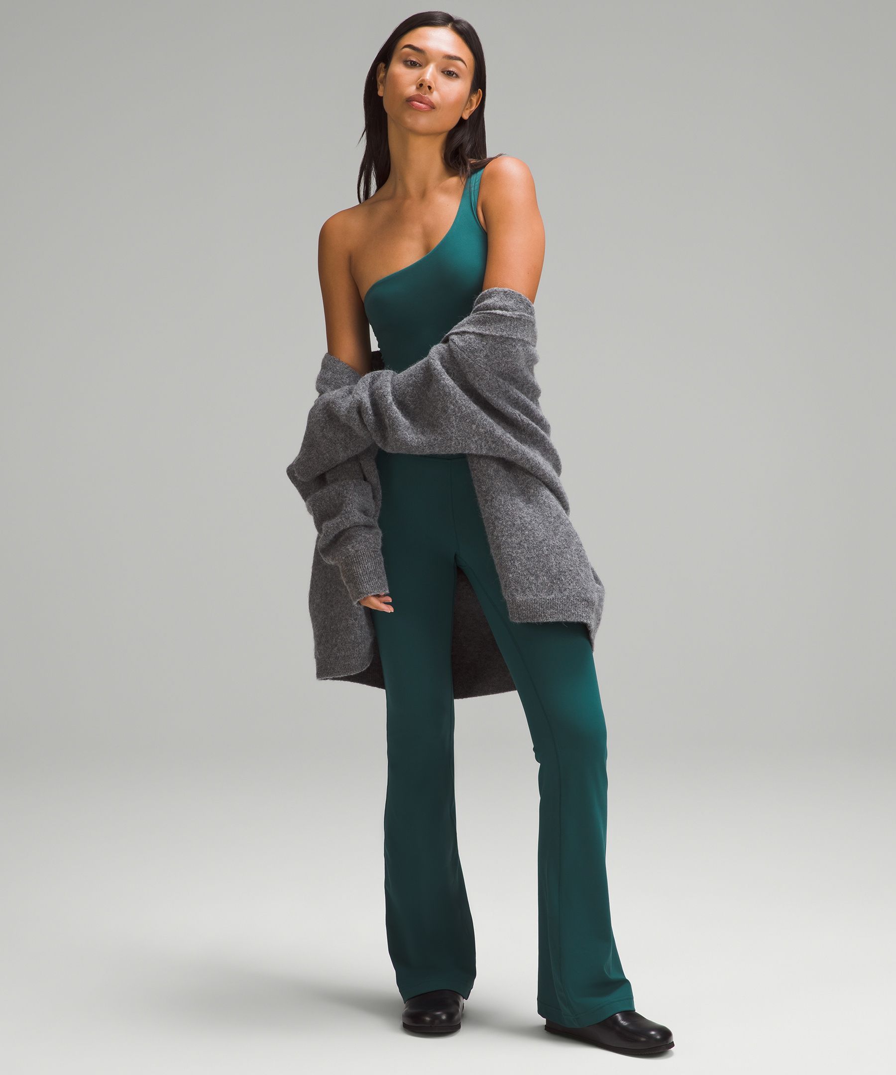 Lululemon Wundermost Ultra-soft Nulu Asymmetrical Bodysuit