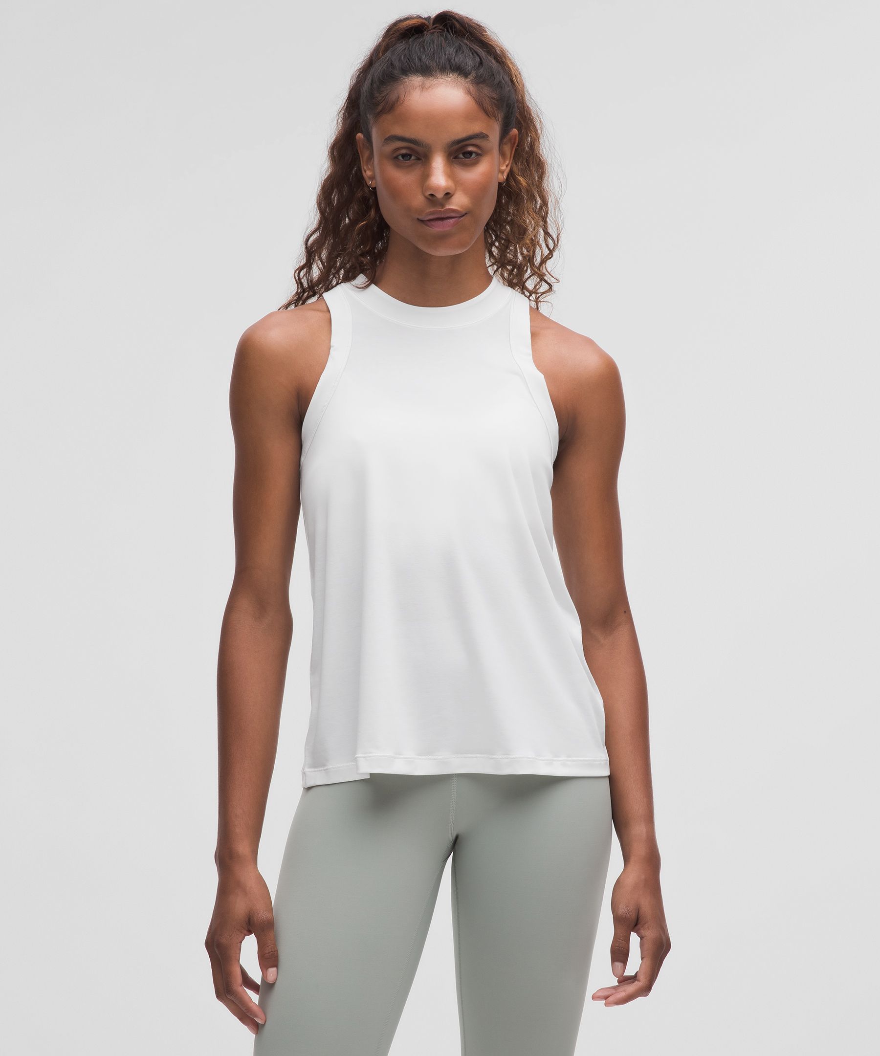 Jersey Training Tank Top - White,Neutral