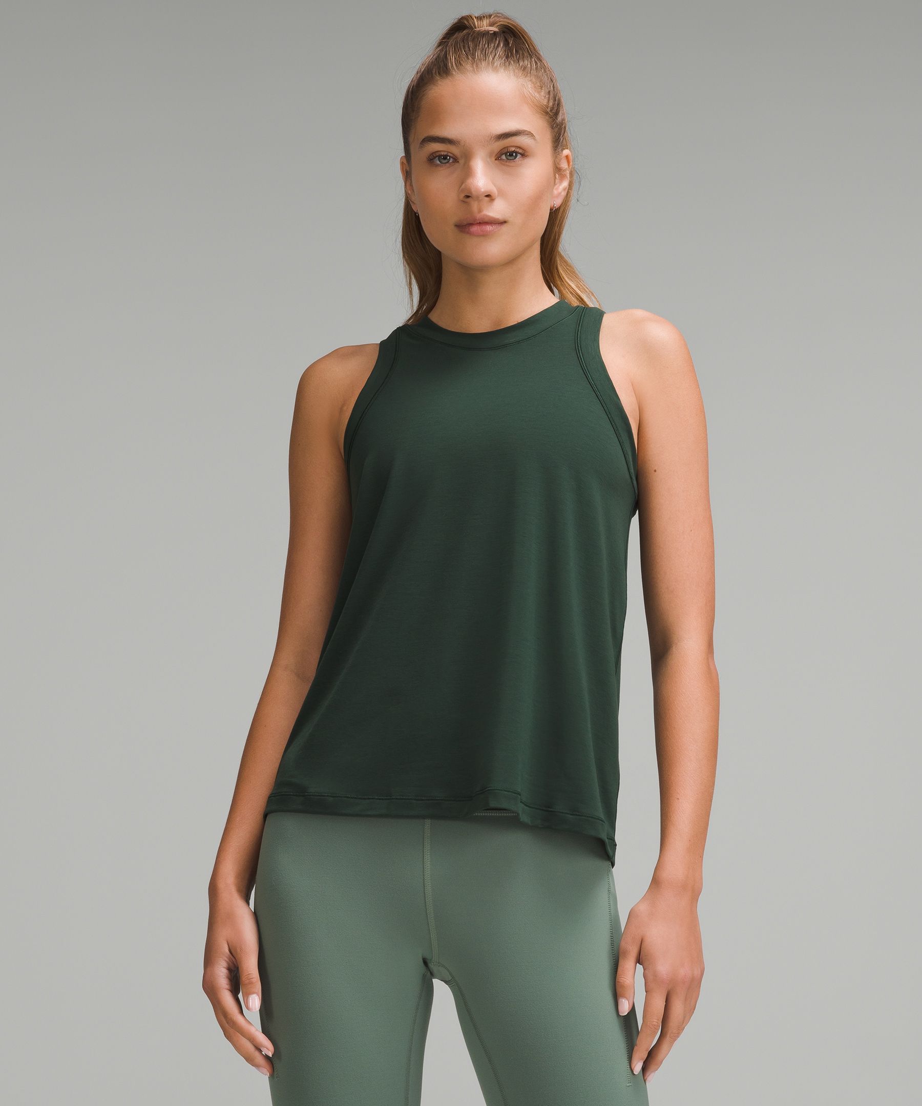 lululemon – Women's Jersey Training Tank Top – Color Green – Size 8