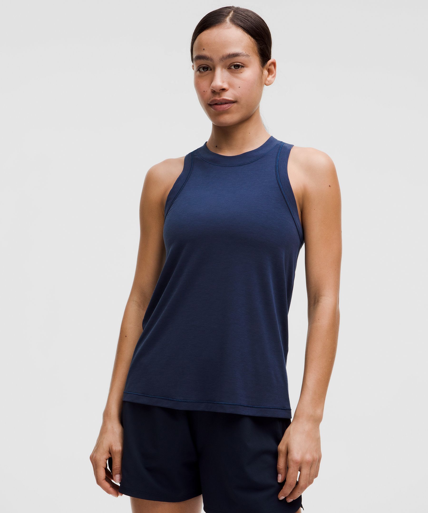 Lululemon Jersey Training Tank Top In Blue