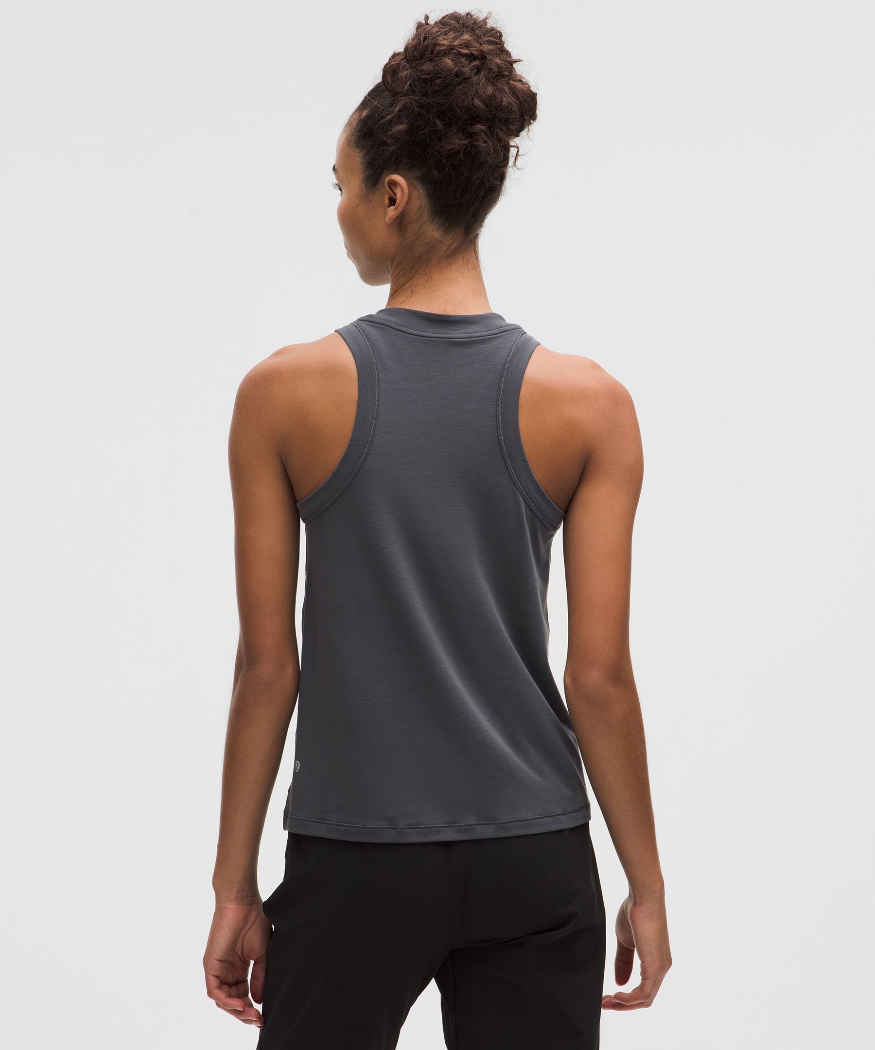 Lululemon Jersey Training Tank Top In Gray