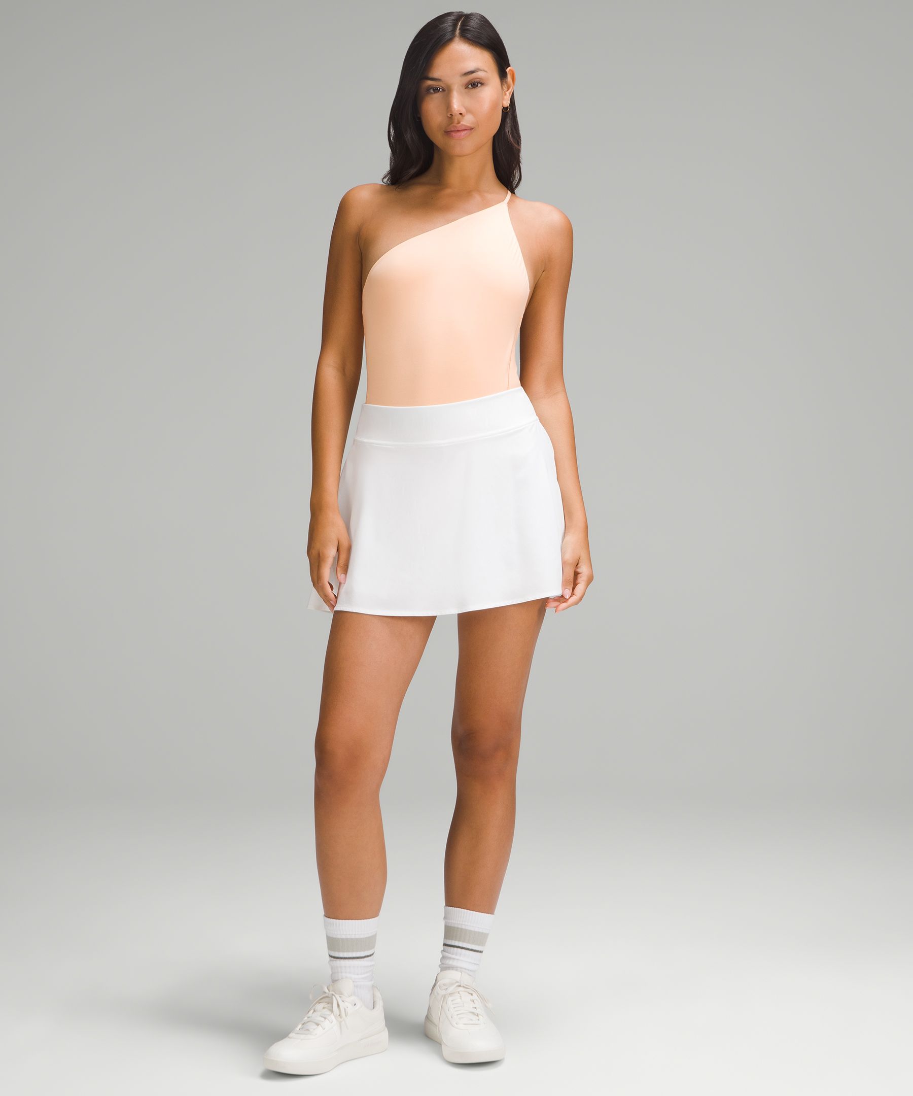 Wundermost Ultra-Soft Nulu One-Shoulder Spaghetti-Strap Bodysuit | Women's Bodysuits