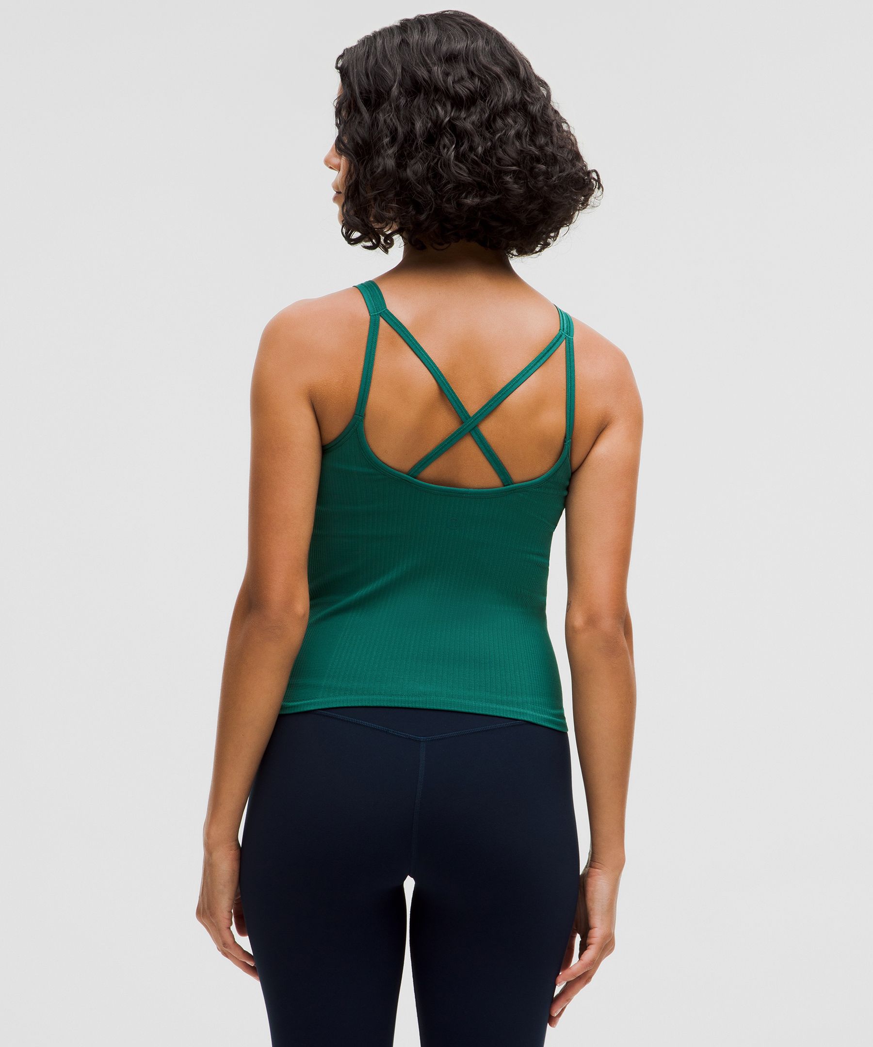 Lululemon Ebb To Street Strappy Tank Top Light Support, B/c Cup