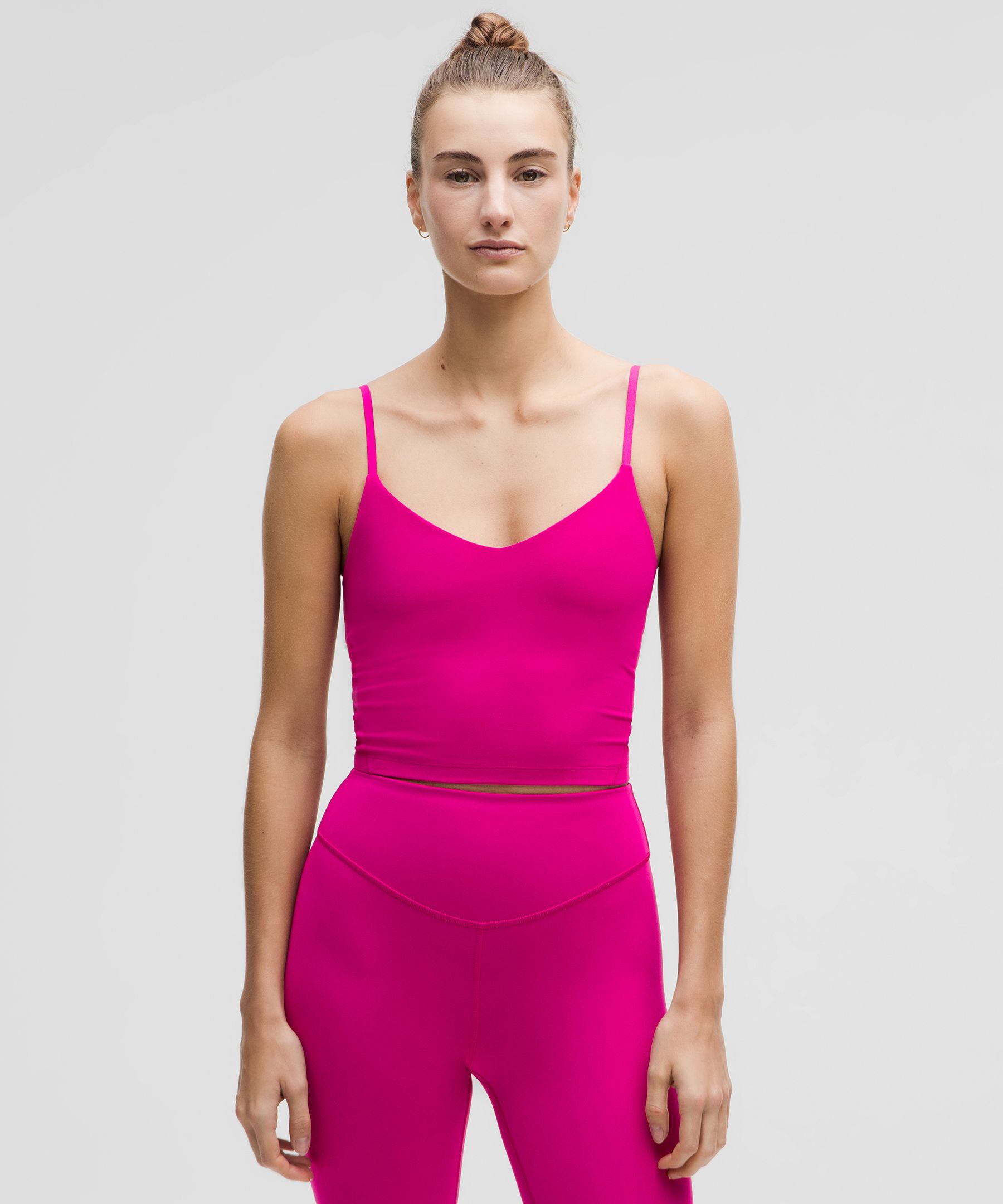 Lululemon Align™ Cropped Cami Tank Top Light Support, A/B Cup - Pink