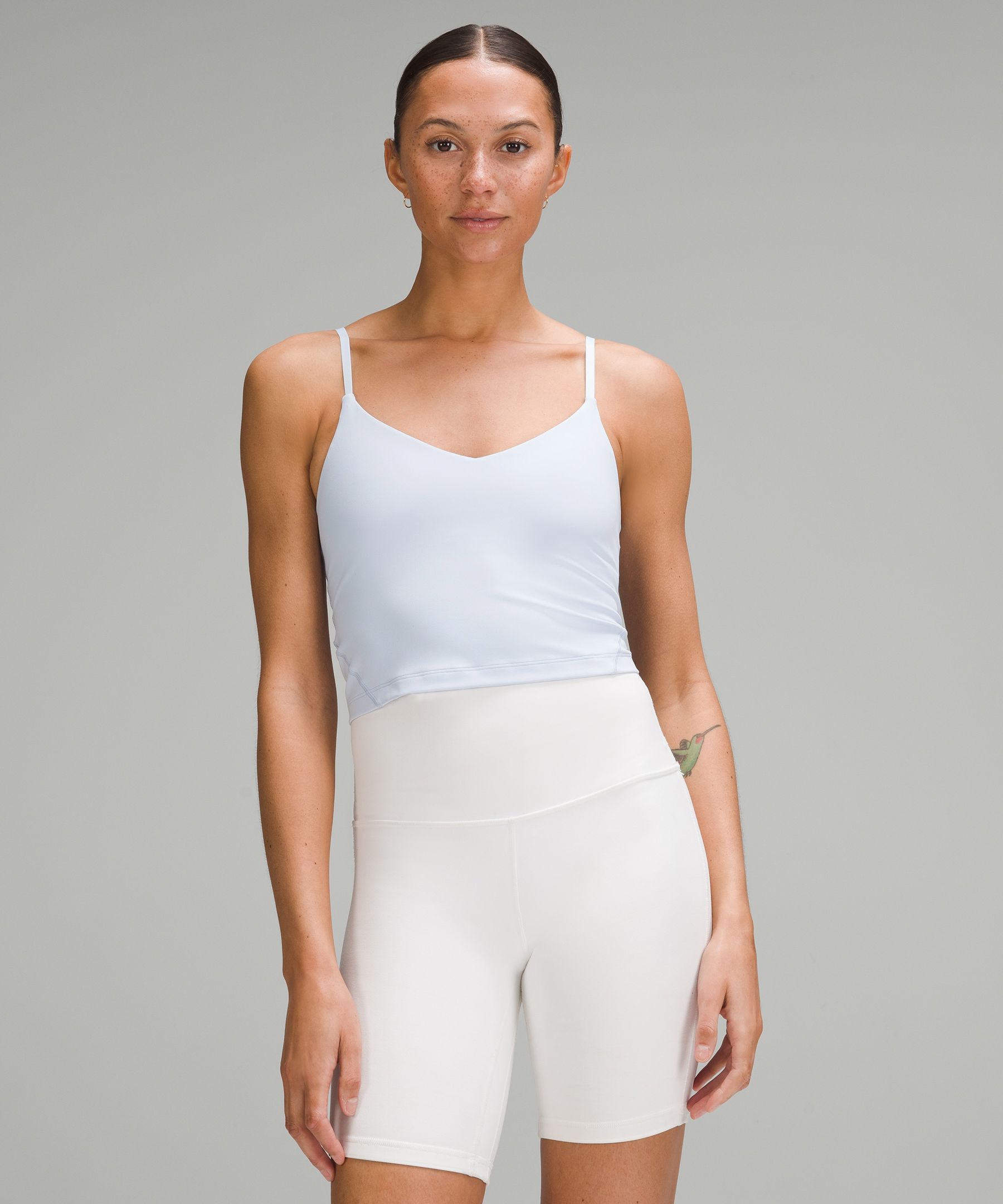 Shop Lululemon Align™ Cropped Cami Tank Top A/b Cup