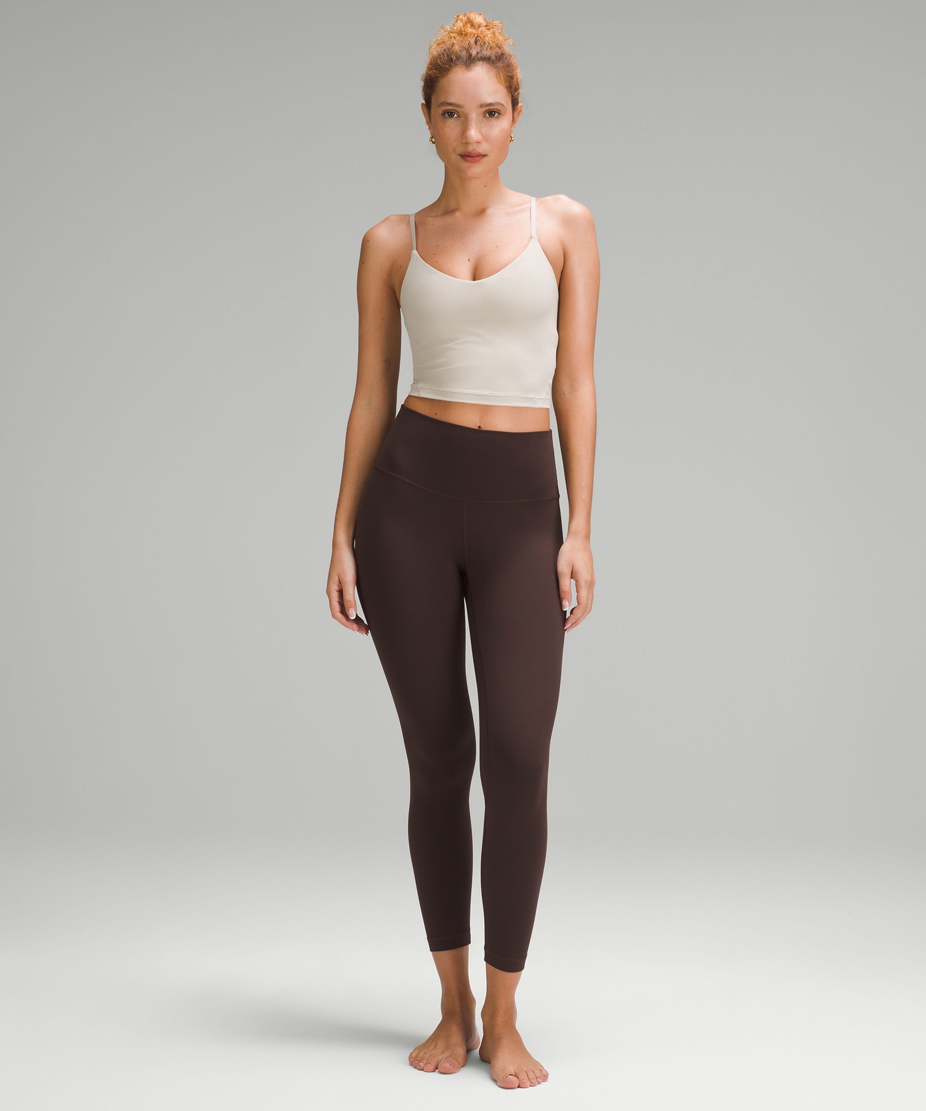 Shop Lululemon Align™ Cropped Cami Tank Top A/b Cup