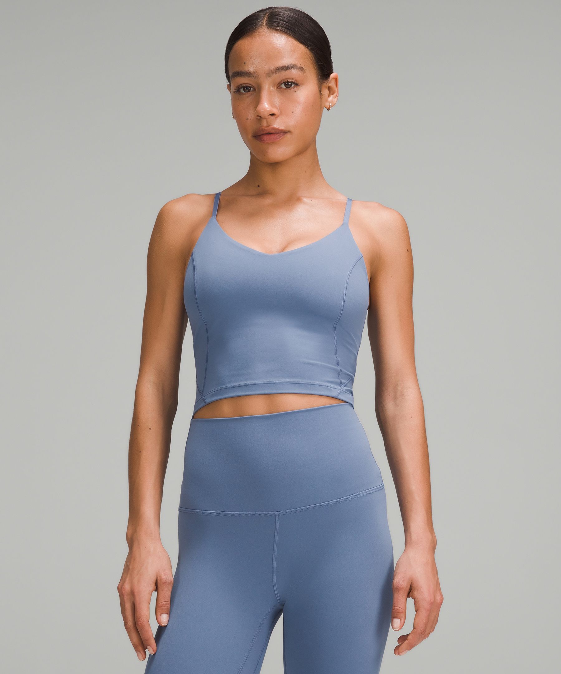 Shop Lululemon Align™ Cropped Cami Tank Top C/d Cup