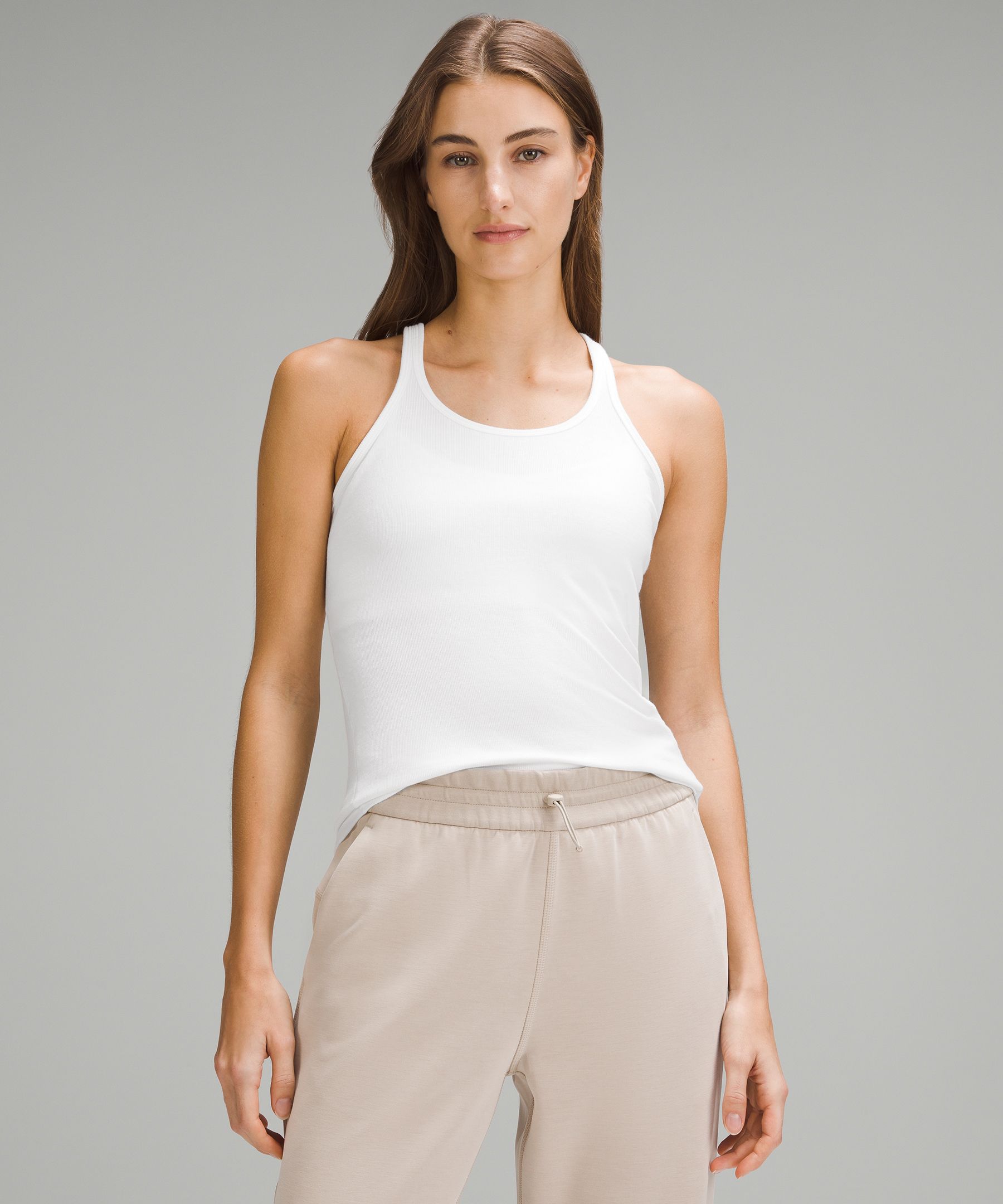 Beige Tank Top - Tan Ribbed Tank - Tan Asymmetrical Top - Lulus